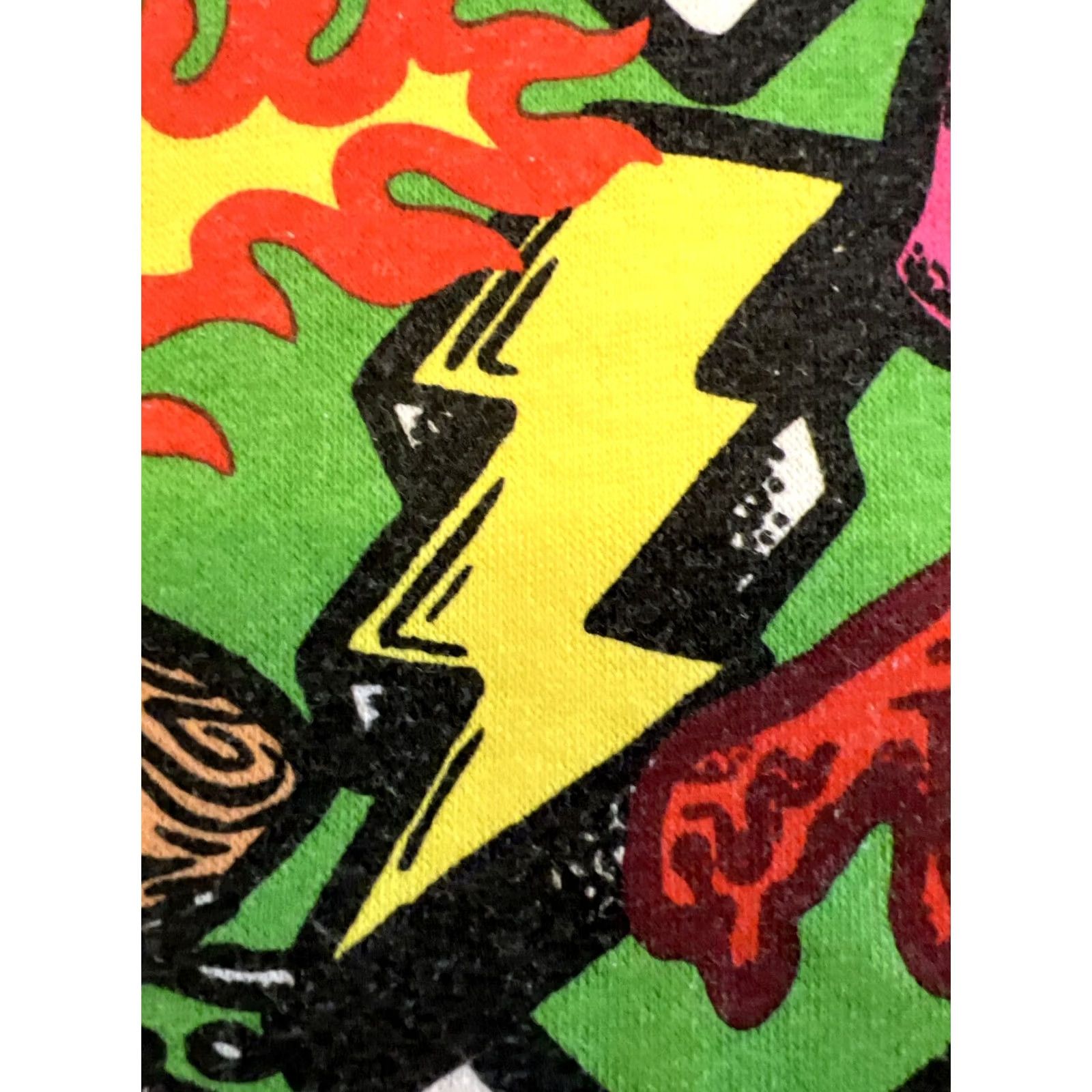 H&M H&M Hoodie Skull Skateboard Wave Guitar Lightning Bolt Logo 80s 90s Graphic Print XL White Mens Pullover Hooded Sweatshirt Size US XL / EU 56 / 4 - 4 Thumbnail