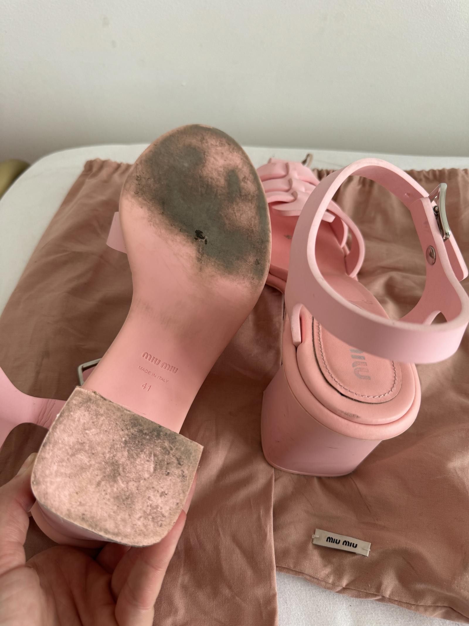 Miu Miu Miu Miu Jelly Sandals. Pink. UK 7. Size US 9 / IT 39 - 7 Thumbnail