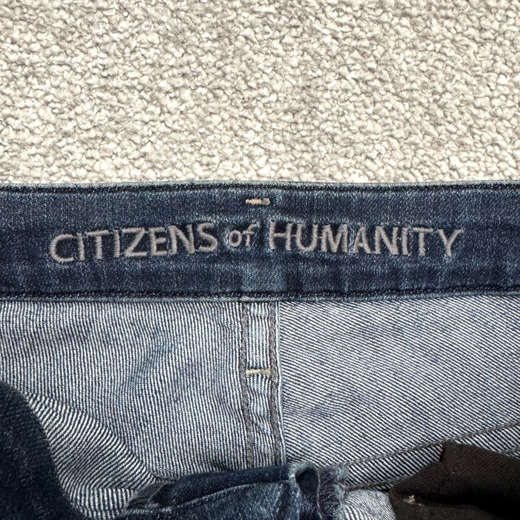 Citizens Of Humanity Citizens of Humanity Arielle Mid Rise Skinny Jeans Women 26 Blue Dark Wash Denim Slim Straight 5-Pocket City Streetwear Mens Womens Size 30" / US 8 / IT 44 - 7 Thumbnail