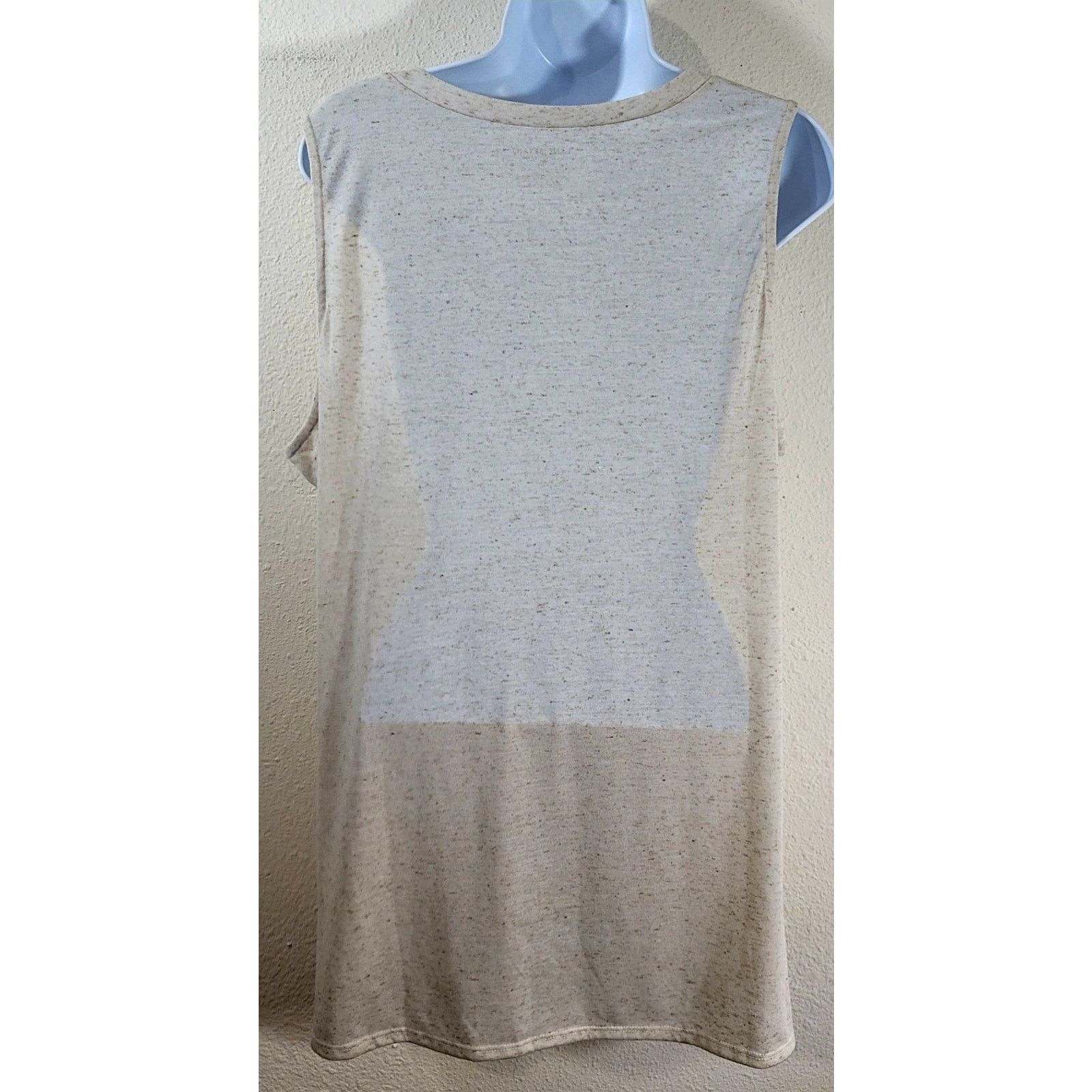 Other Lane Bryant Beige Heathered Slub Knit Top 18 20 NWOT Size XXL / US 16-18 / IT 52-54 - 3 Thumbnail