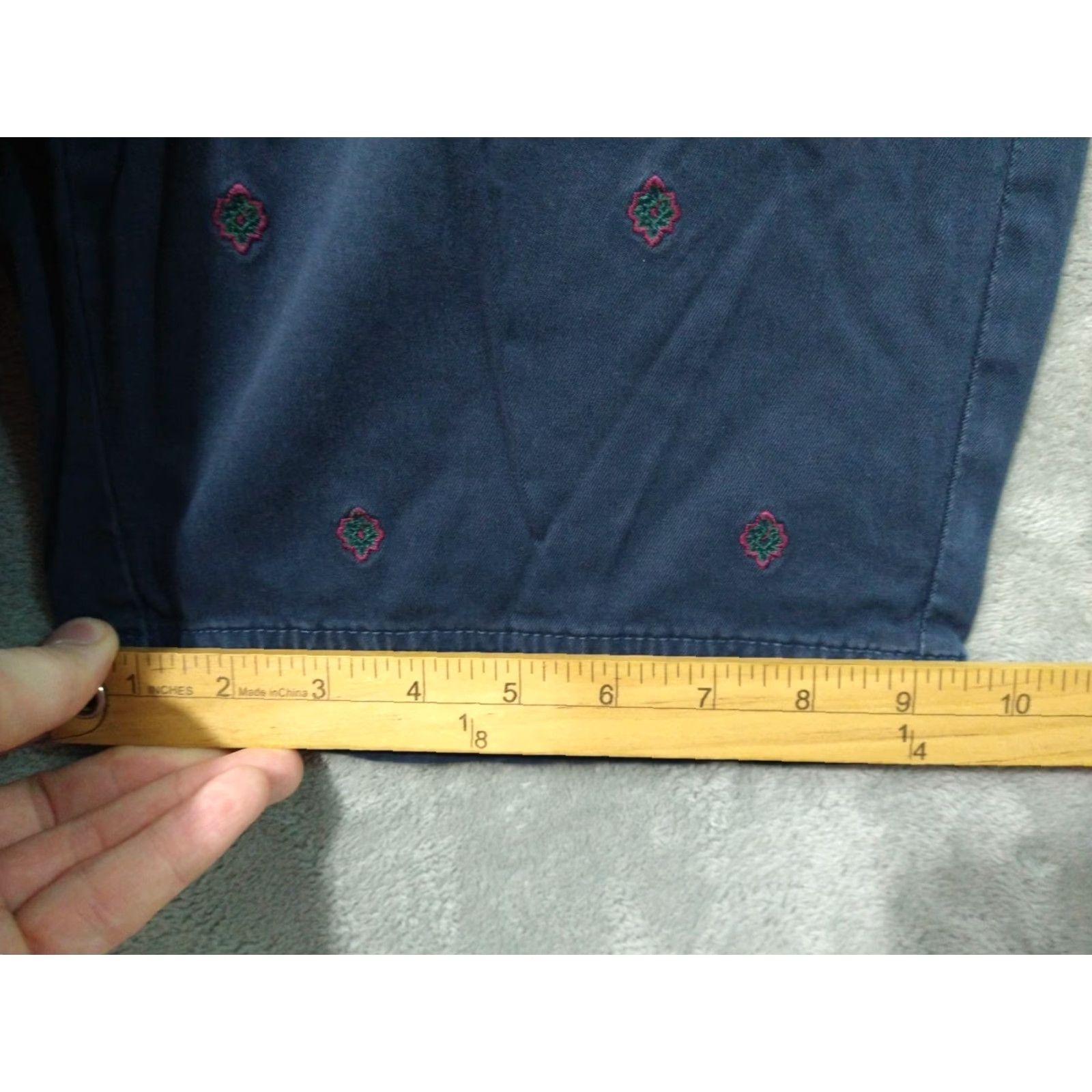 Brooks Brothers Brooks Brothers Shorts Mens 32 Navy Blue Chino Flat Front Southwest Mid Rise Casual Summer Spring Size US 32 / EU 48 - 6 Thumbnail