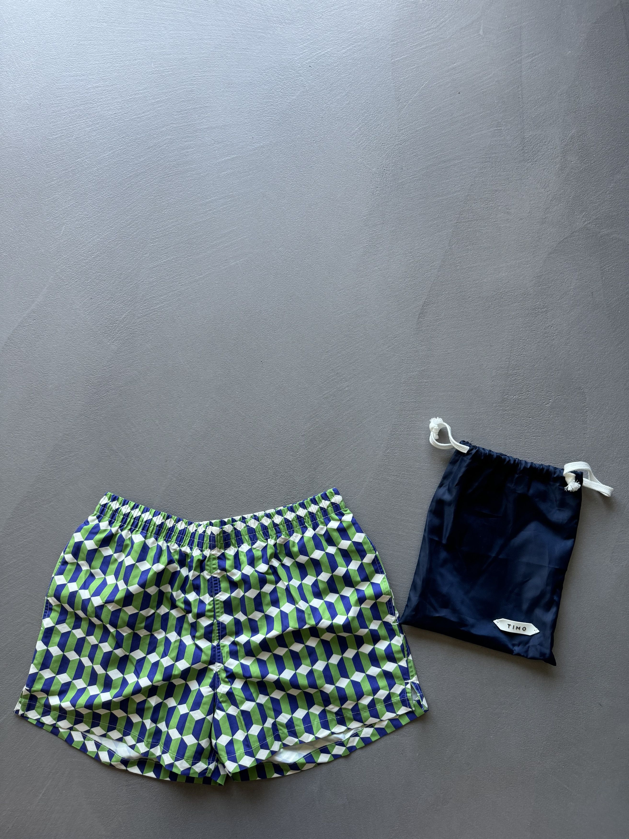 Other Timo Swim Shorts, 3D Isometric Cube Print Size US 28 / EU 44 - 2 Thumbnail