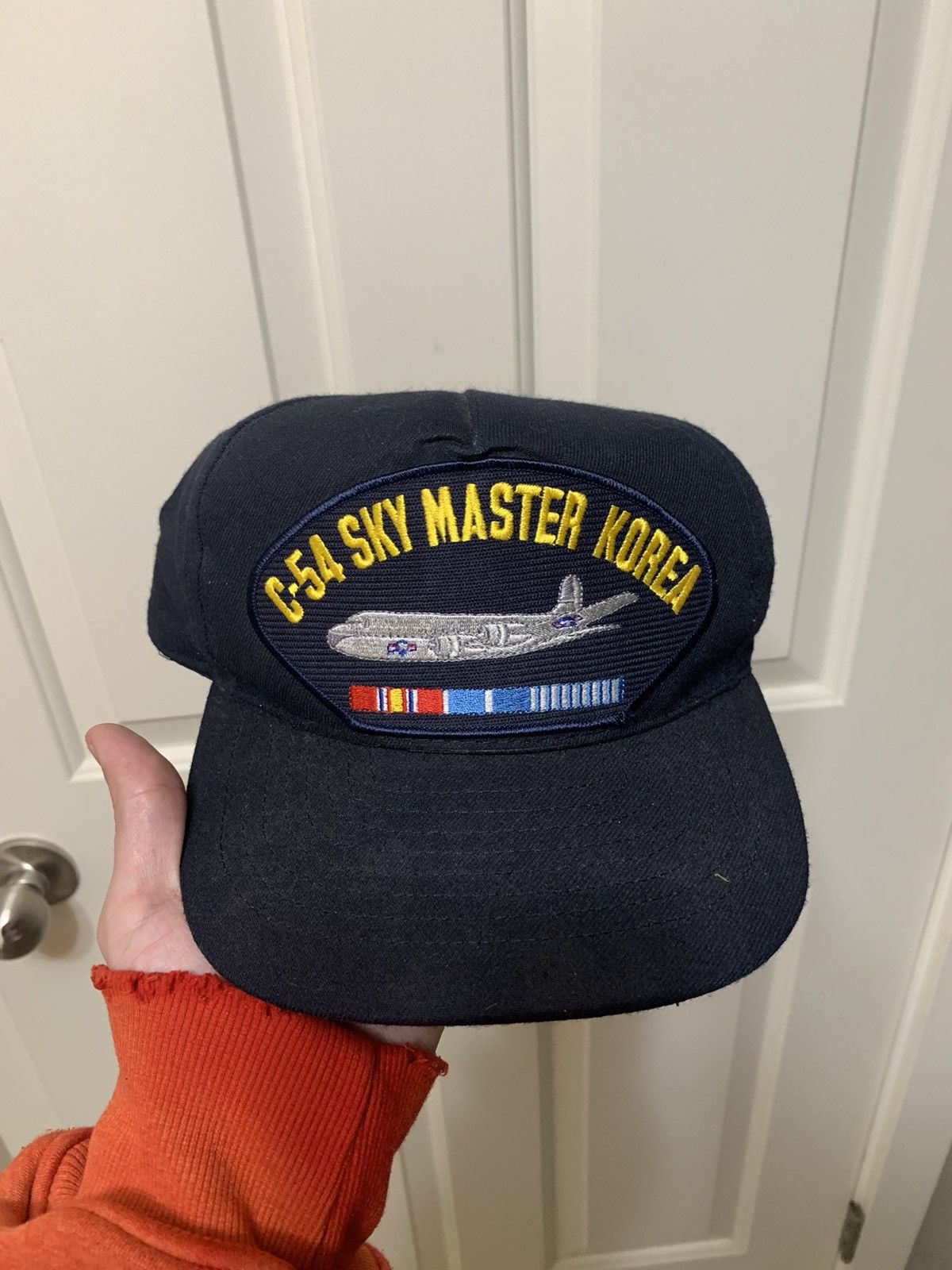 image of Military x Vintage Sky Master Korea Hat in Navy, Men's