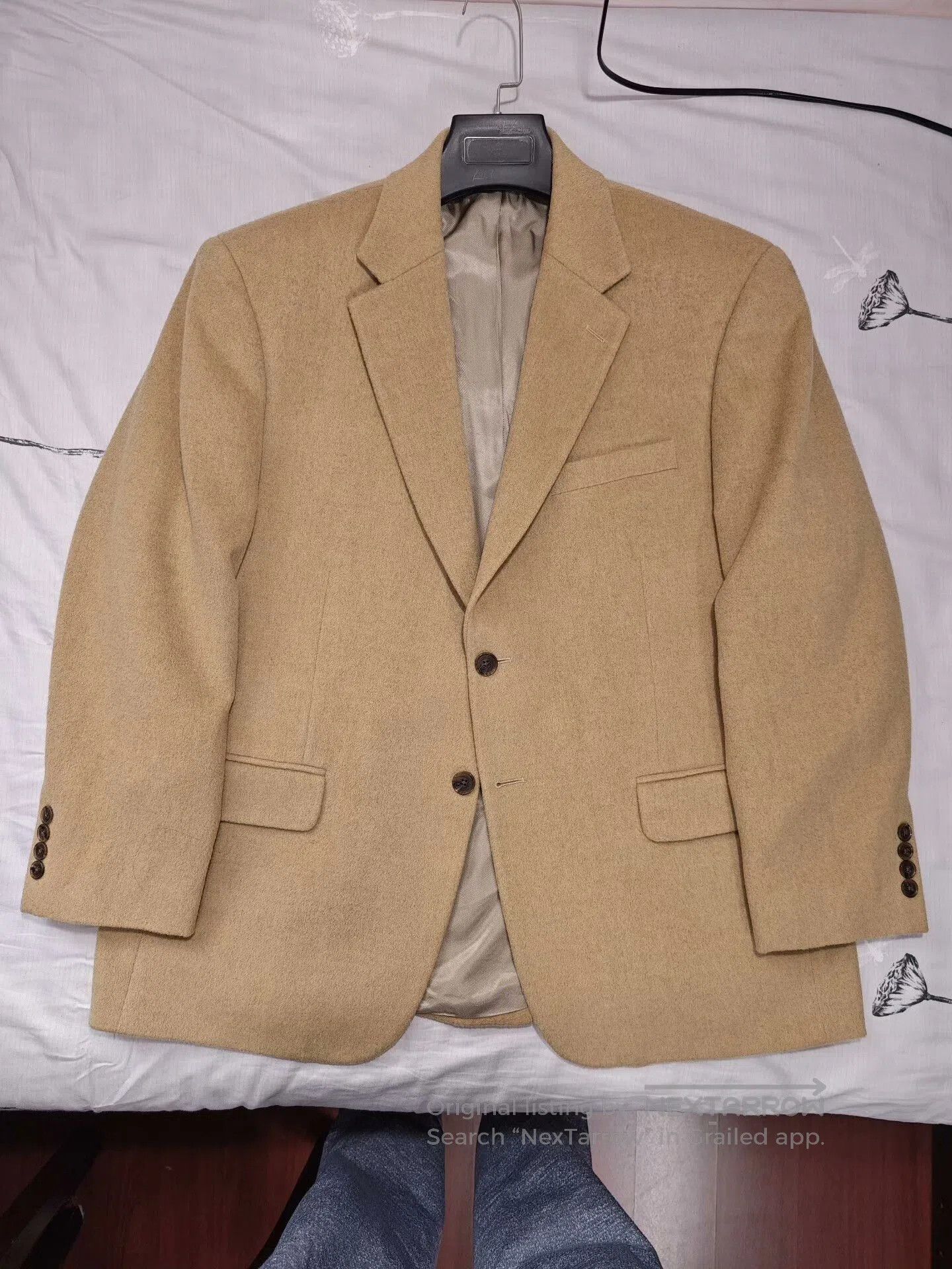 Japanese Brand Custom Camel Hair Casual Blazer. Size US L / EU 52-54 / 3 - 5 Thumbnail