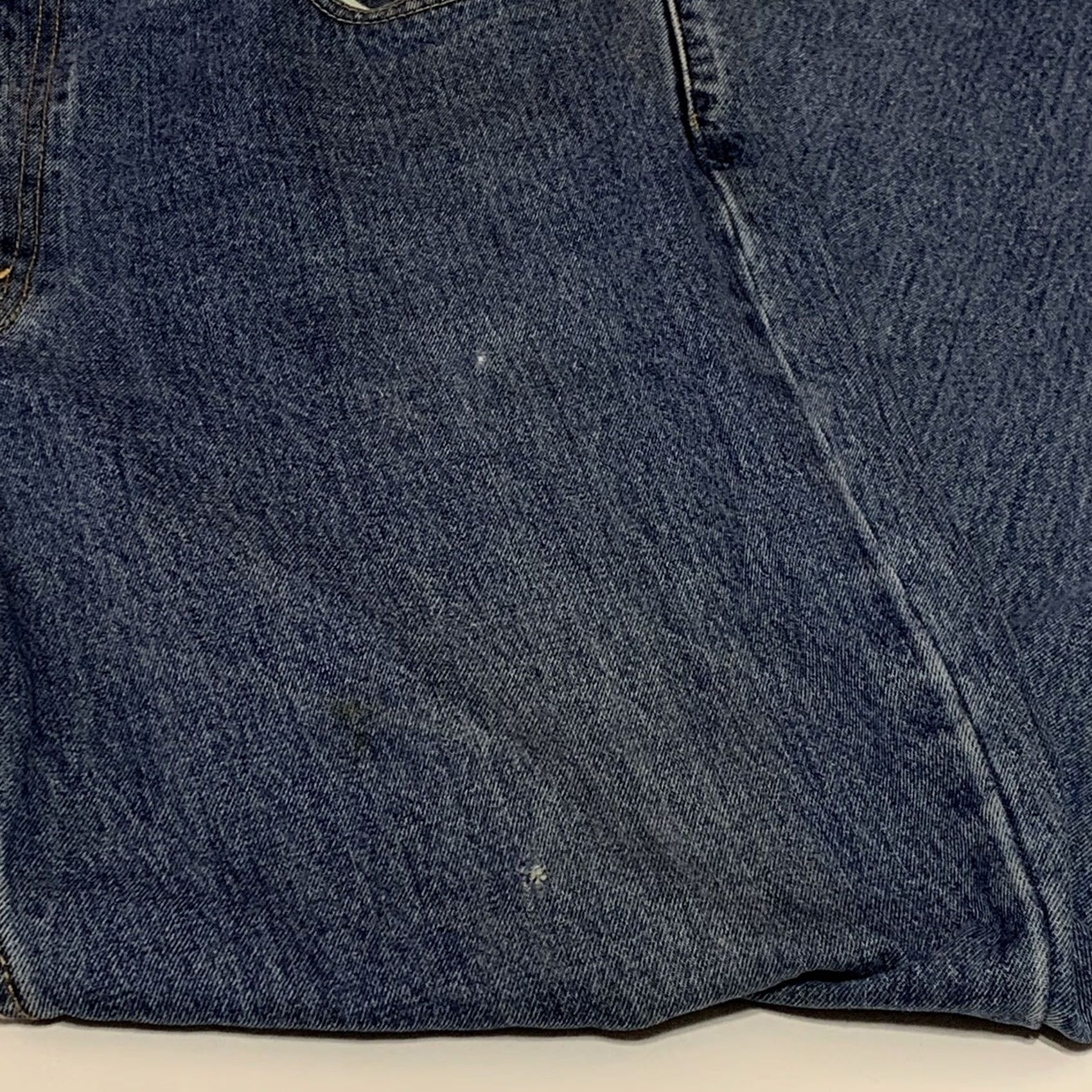 Levi's Levi’s 550 Relaxed Fit Denim Jeans 42x32 Distressed Blue 42 Inseam Mens Regular Waist 42 Size US 42 / EU 58 - 3 Thumbnail