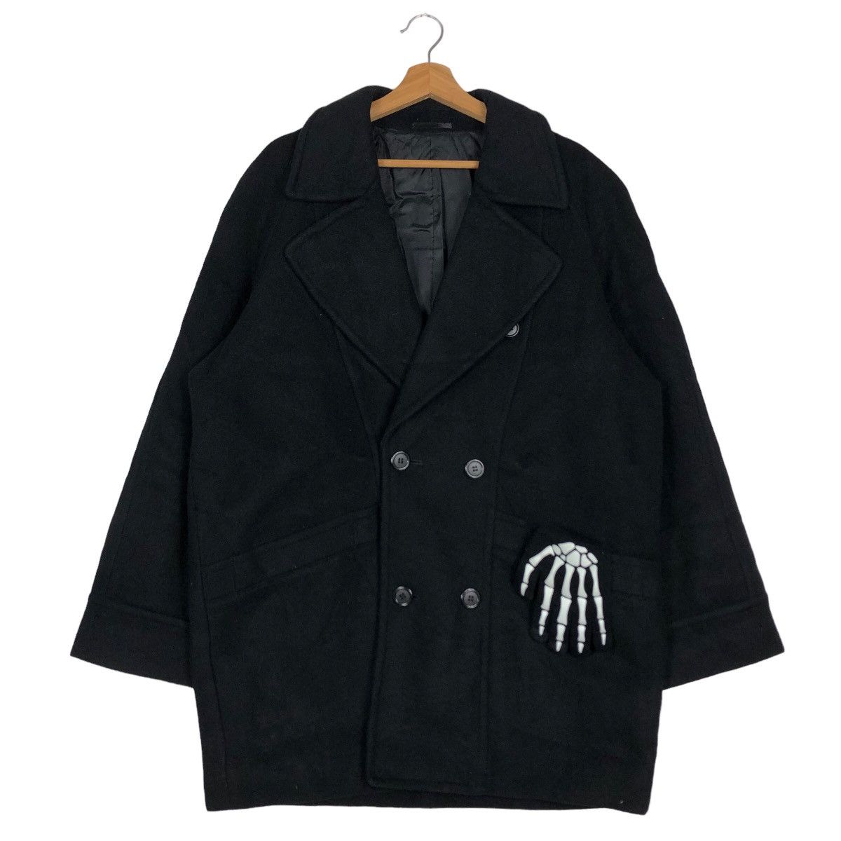 Issey Miyake 🔥WOOL FLY JACKET DOUBLE BREAST D HOMME A HOMME JAPAN Size US M / EU 48-50 / 2 - 2 Thumbnail