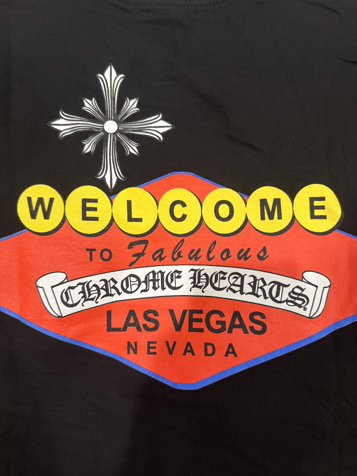 Chrome Hearts Las Vegas Logo Tee Medium Size US XL / EU 56 / 4 - 3 Thumbnail