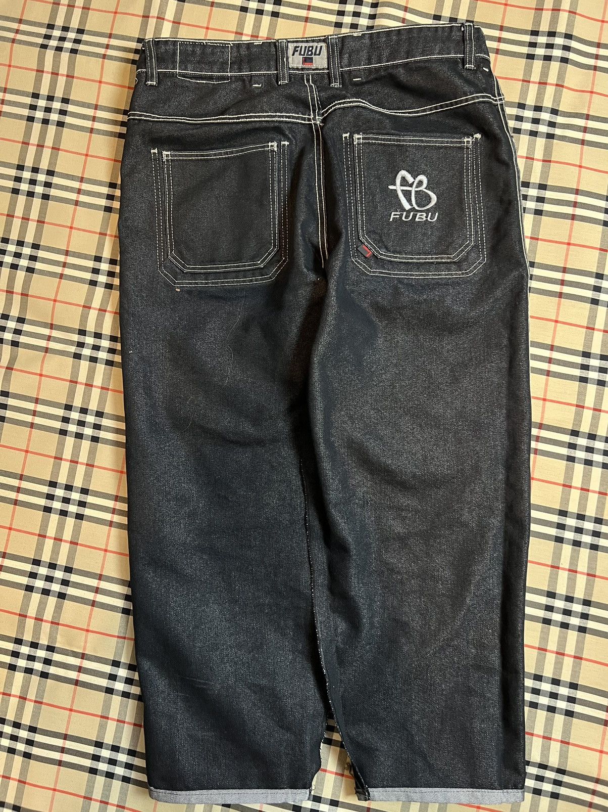 Fubu Fubu vintage black and gray Size US 31 - 1 Thumbnail