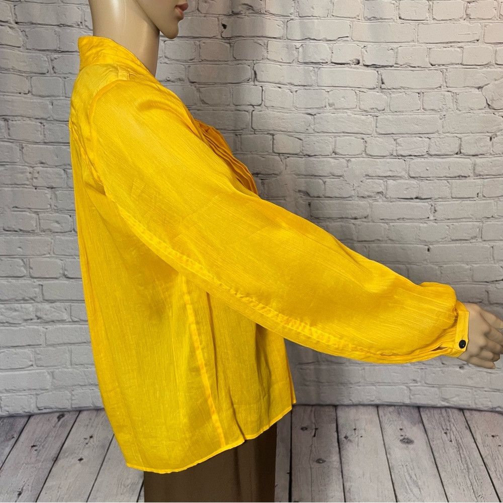 Rag & Bone NWT New $325 Rag & Bone Sachi Lace-Up Split Neck Silk Blend Size S / US 4 / IT 40 - 4 Thumbnail