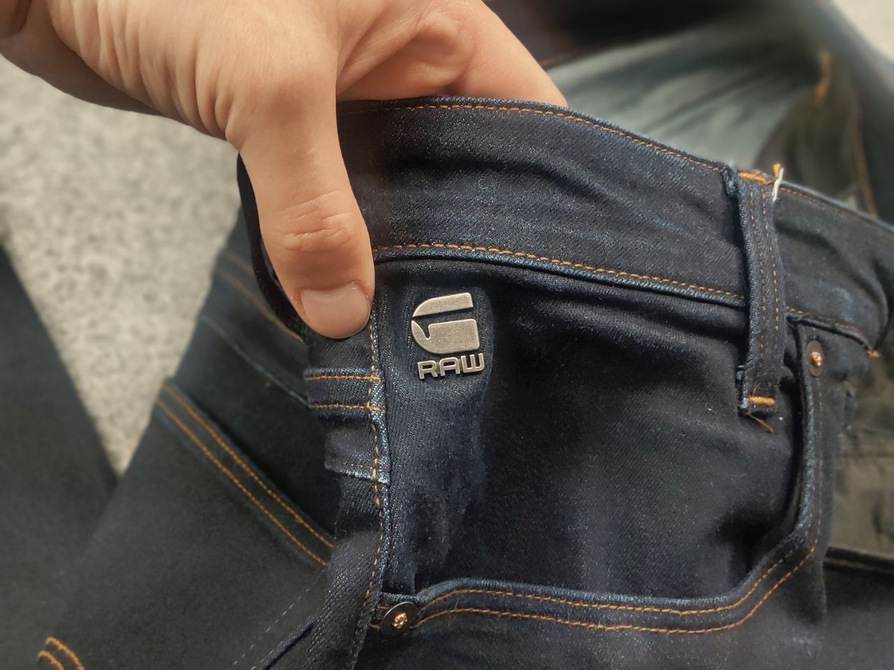 G-Star G Star d-staq slim Dark Wax Black Denim jeans Vintage LGB Size US 36 / EU 52 - 13 Thumbnail