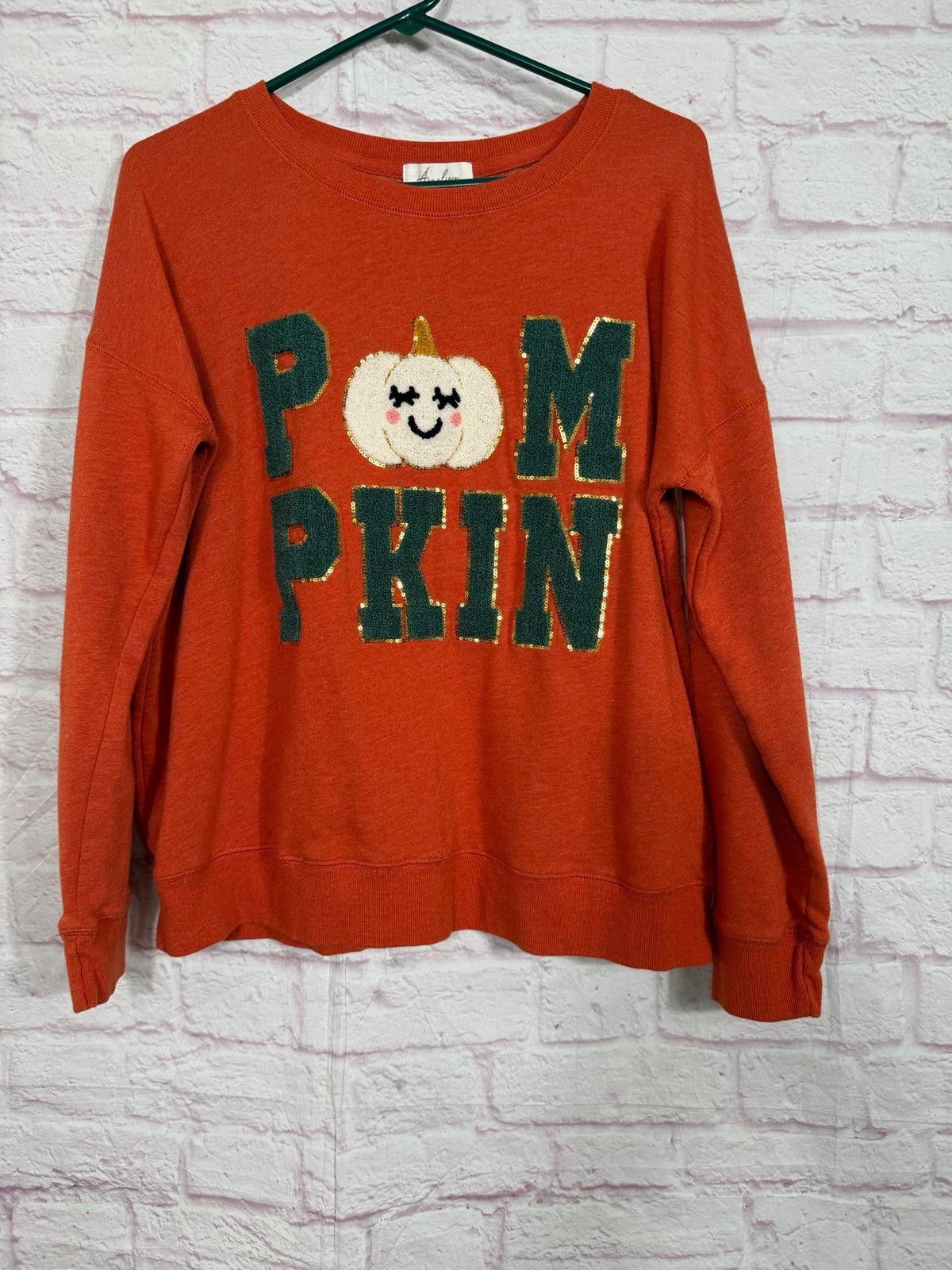 Other Anneliese XL Pumpkin Graphic Sweatshirt Size XL / US 12-14 / IT 48-50 - 2 Thumbnail
