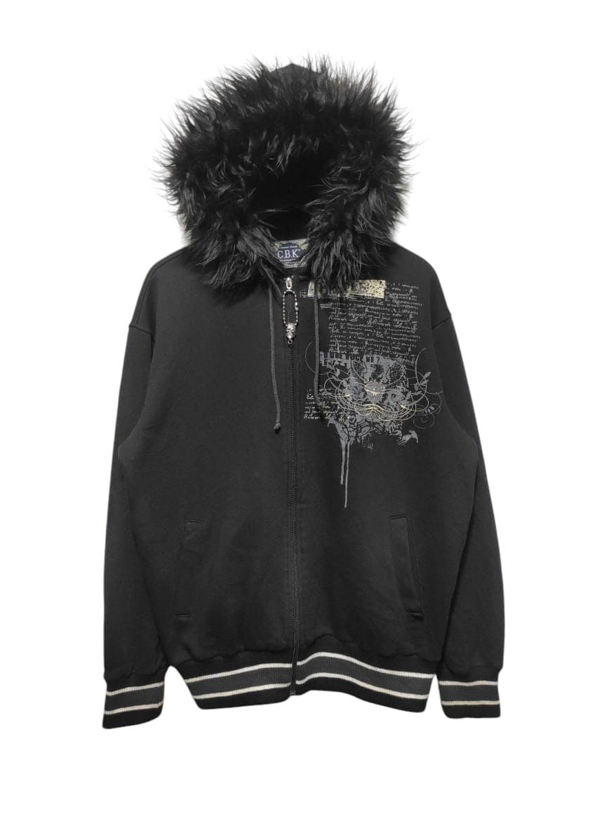Japanese Brand CBK poem zip fur hoodie ifsix LGB style Size US L / EU 52-54 / 3 - 1 Thumbnail