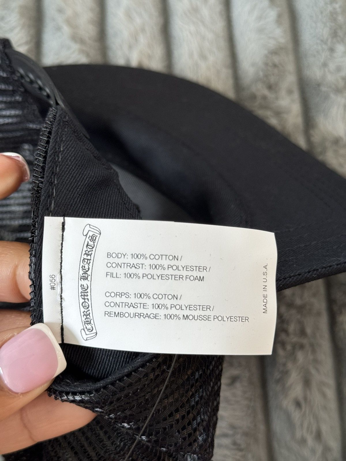 Chrome Hearts CHROME HEARTS LAS VEGAS LOGO HAT Size ONE SIZE - 3 Thumbnail