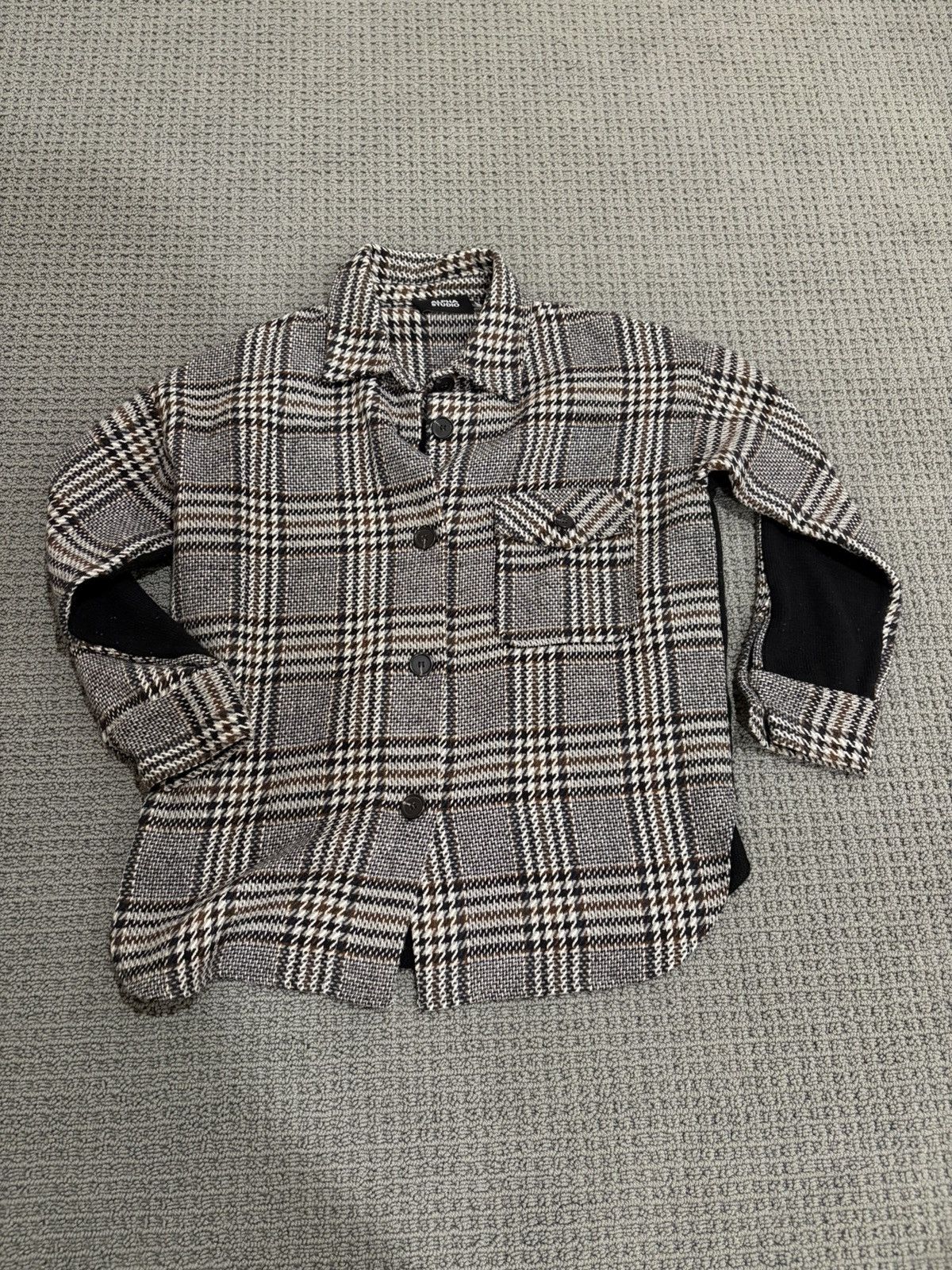 Alpha Studio 100% wool jacket plaid with black. Size 42 italy Size M / US 6-8 / IT 42-44 - 1 Thumbnail