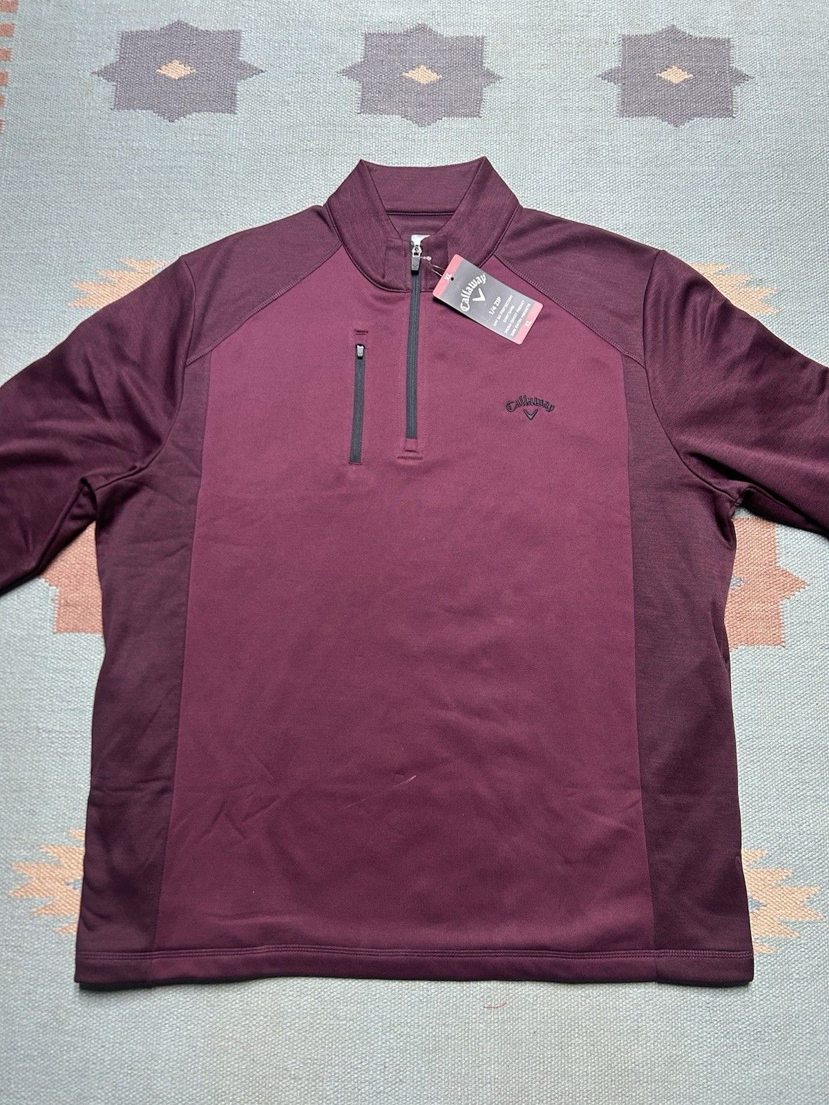 Callaway Callaway golf 1/4 zip pullover sweater shirt UPF50 NWT XL Size US XL / EU 56 / 4 - 2 Thumbnail