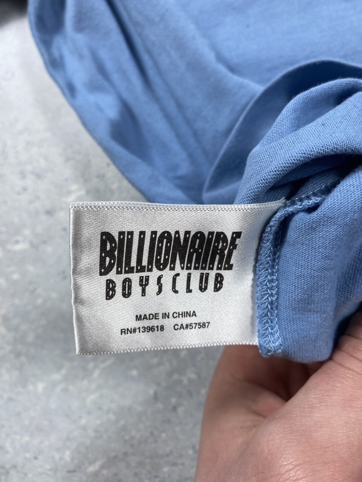 Billionaire Boys Club Billionaire Boys Club Mens Blue T-Shirts With Mini Logo M Size US M / EU 48-50 / 2 - 7 Thumbnail