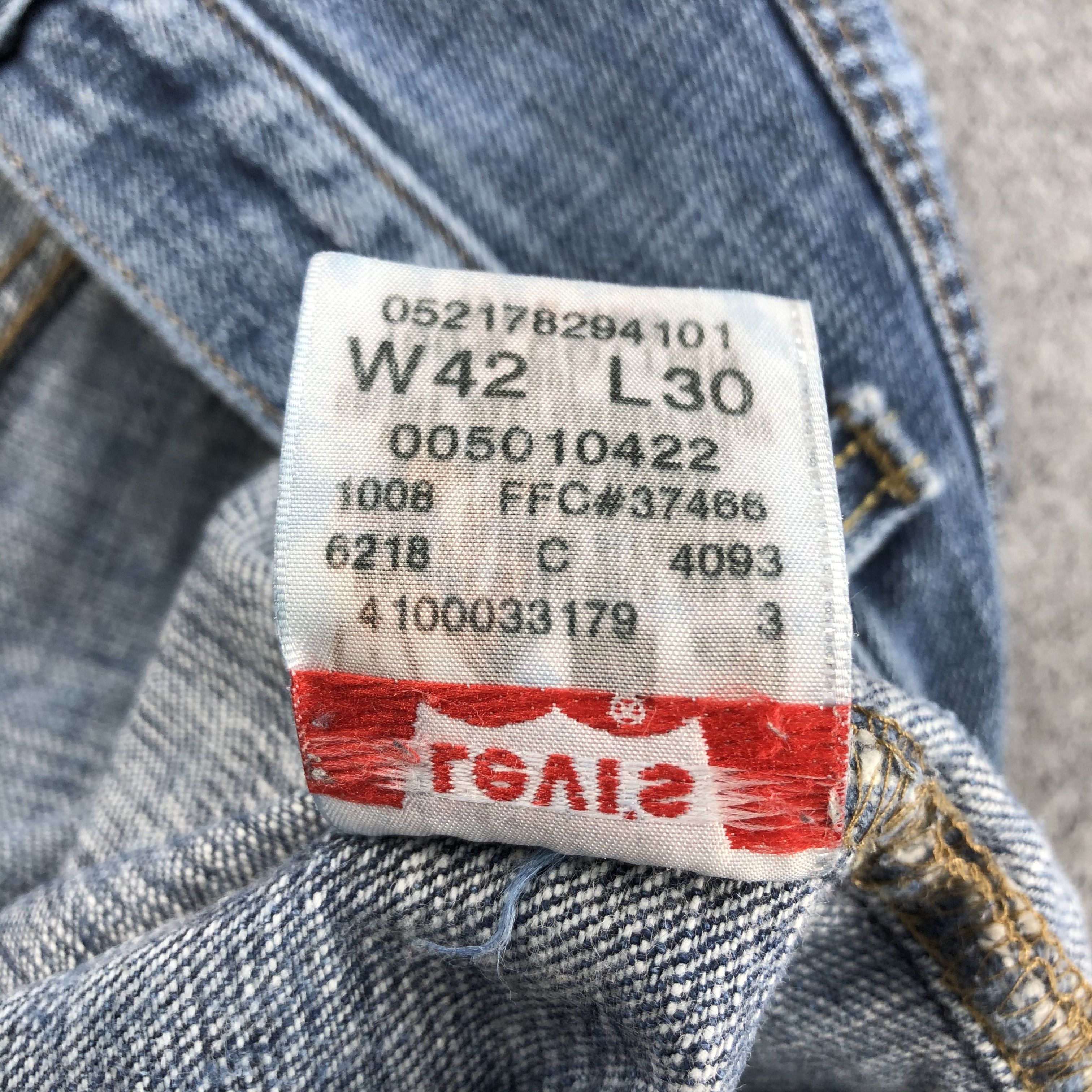 Levi's Vintage Blue Wash Levis 501 Jeans-JM1330 Size US 42 / EU 58 - 13 Thumbnail