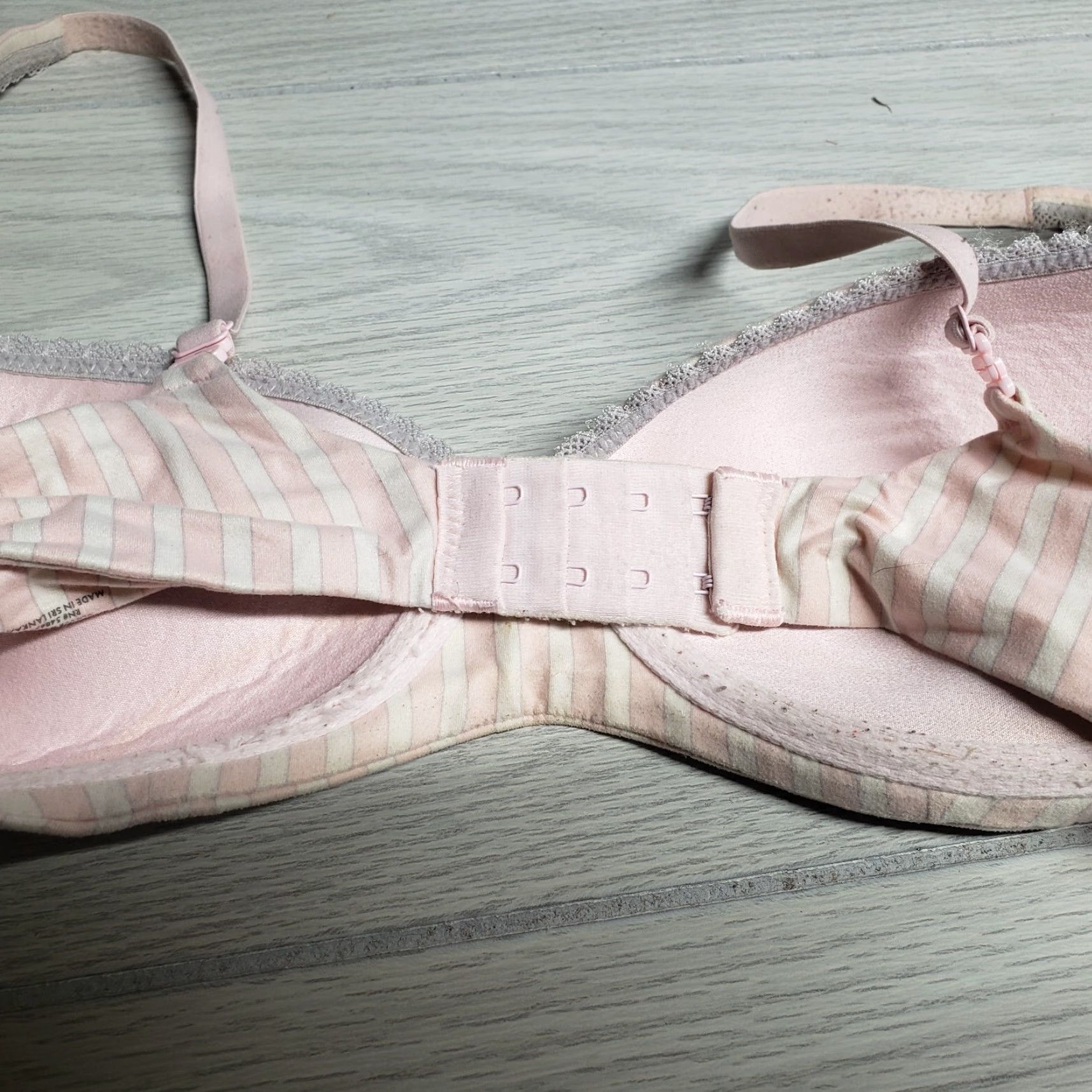 Victoria's Secret Victoria's Secret Uplift Semi Demi/Demi-Buste Underwired Blue Bra 34D 34D Pink Victoria's Secret Logo Strap 90s USA Womens Bra Size ONE SIZE - 3 Thumbnail