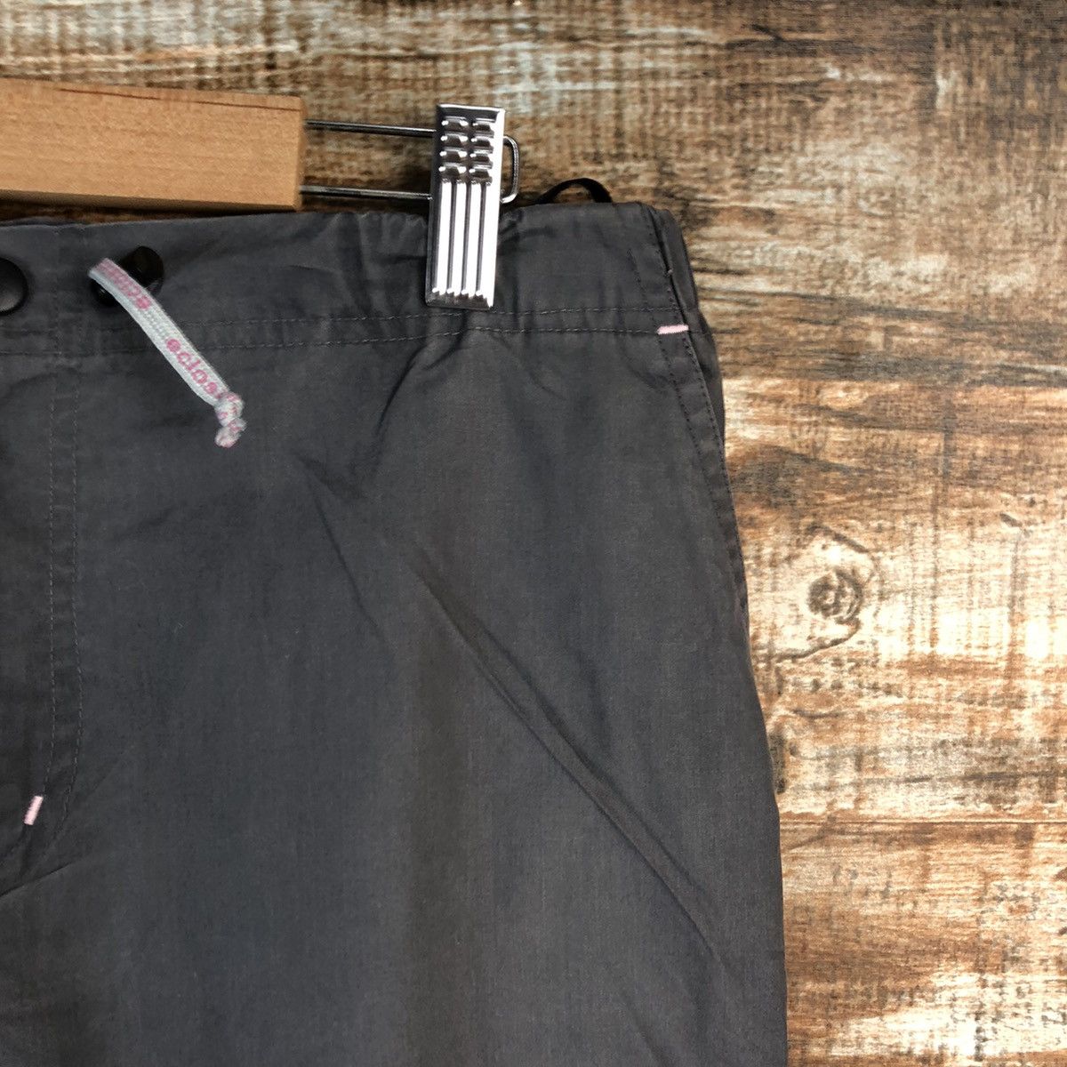 Japanese Brand Eclosion Grey Casual hiking Pants #A2377 Size 26" / US 2 / IT 38 - 8 Thumbnail