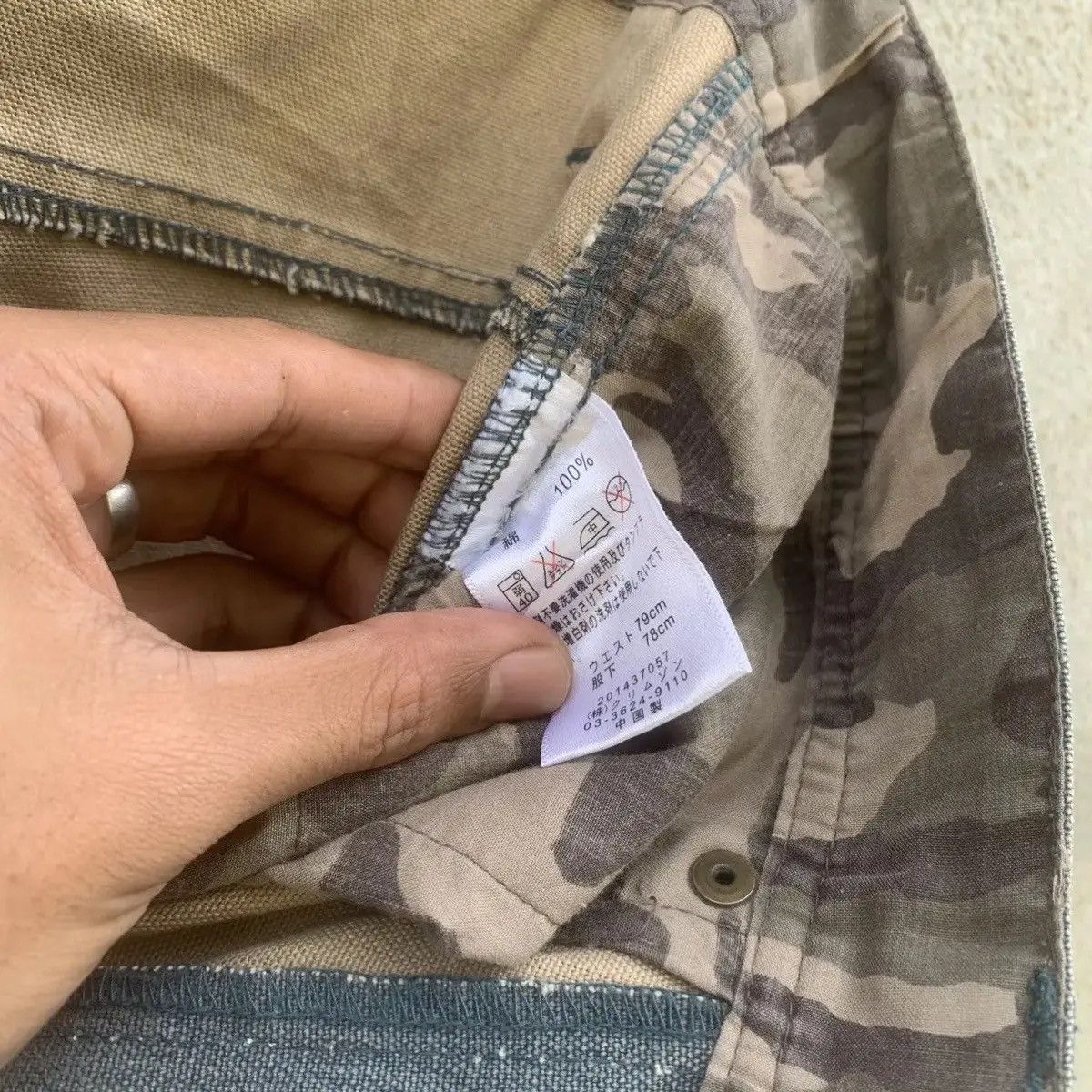 Devilock × Japanese Brand × Rusty 🔥TOWN & COUNTRY🔥 BAGGY VINTAGE HEAVY COTTON TROUSERS PANTS Size US 30 / EU 46 - 8 Thumbnail