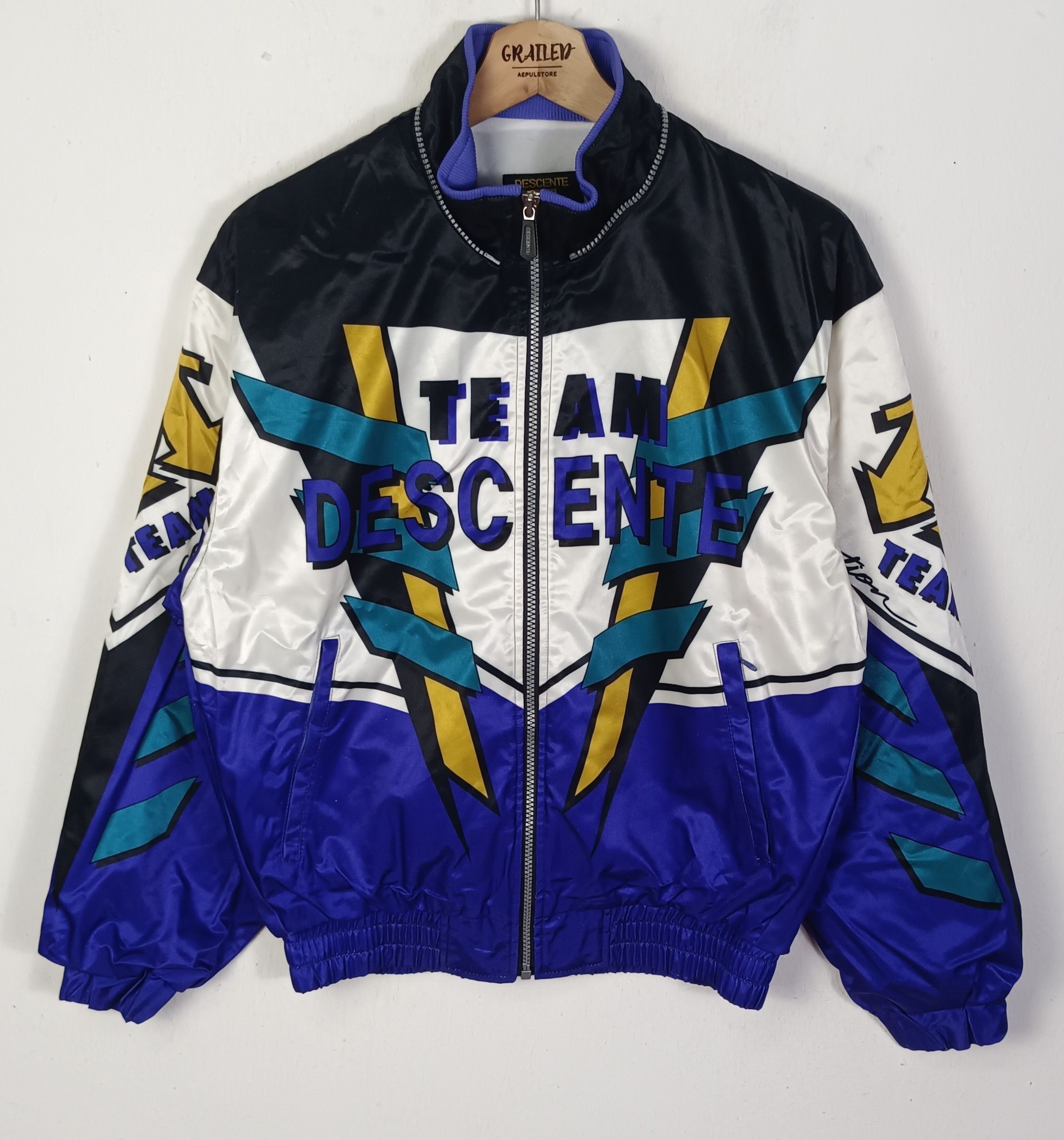 Descente Rare🔥Vintage Team Descente Competition Jacket Size US L / EU 52-54 / 3 - 3 Thumbnail