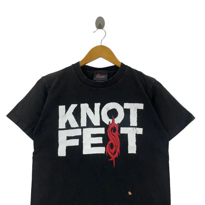 Vintage SLIPKNOT KNOT FEST Japan Heavy Metal Tee Shirt Size US S / EU 44-46 / 1 - 2 Thumbnail