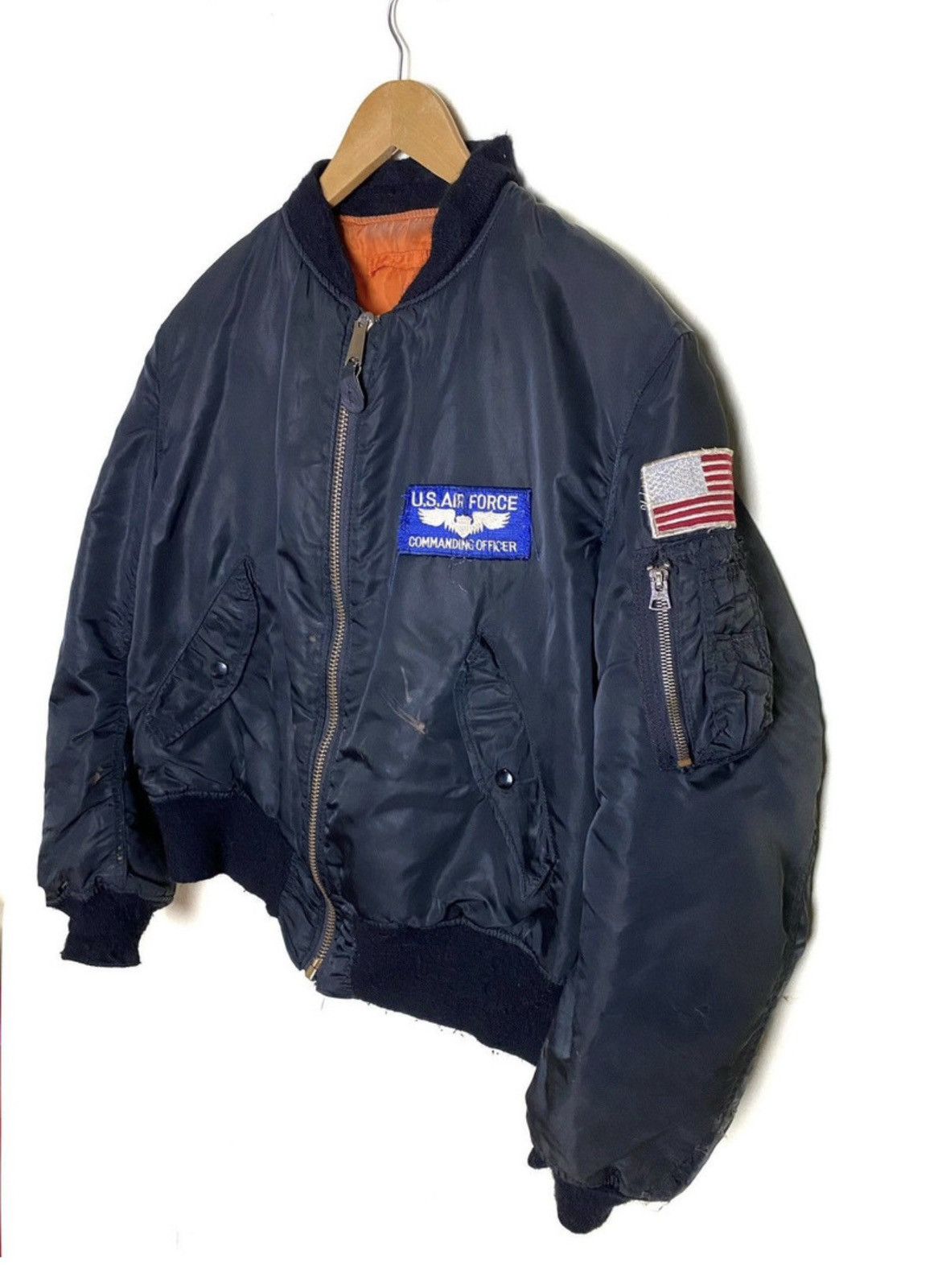 Alpha Industries Vintage Alpha Industries Reversible Bomber Flight Jacket Size US L / EU 52-54 / 3 - 3 Thumbnail