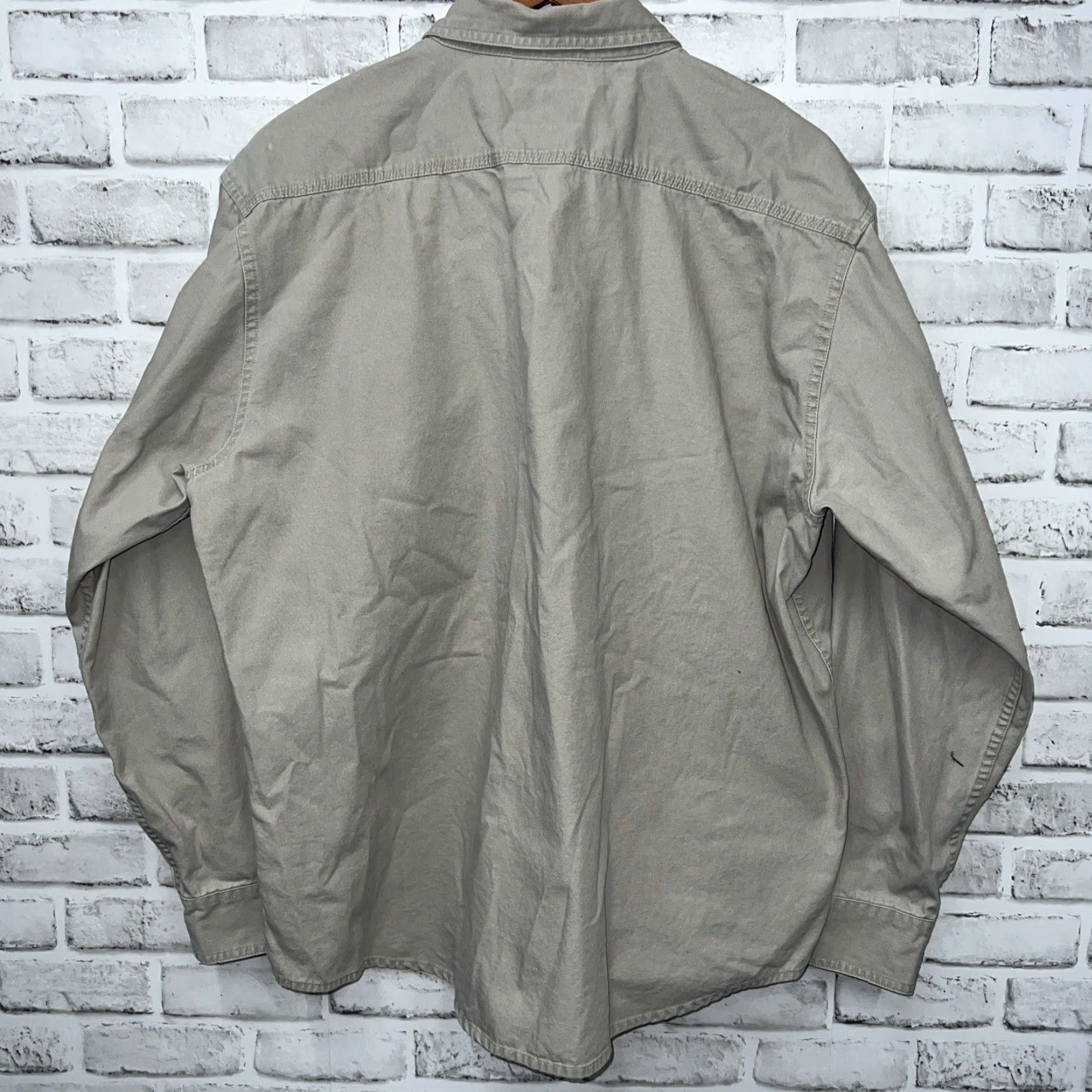 Vintage Cabela's Beige Button-Up Shirt Mens XL Long Sleeve Regular Size Beige Mens Shirt XL Size US XL / EU 56 / 4 - 5 Thumbnail