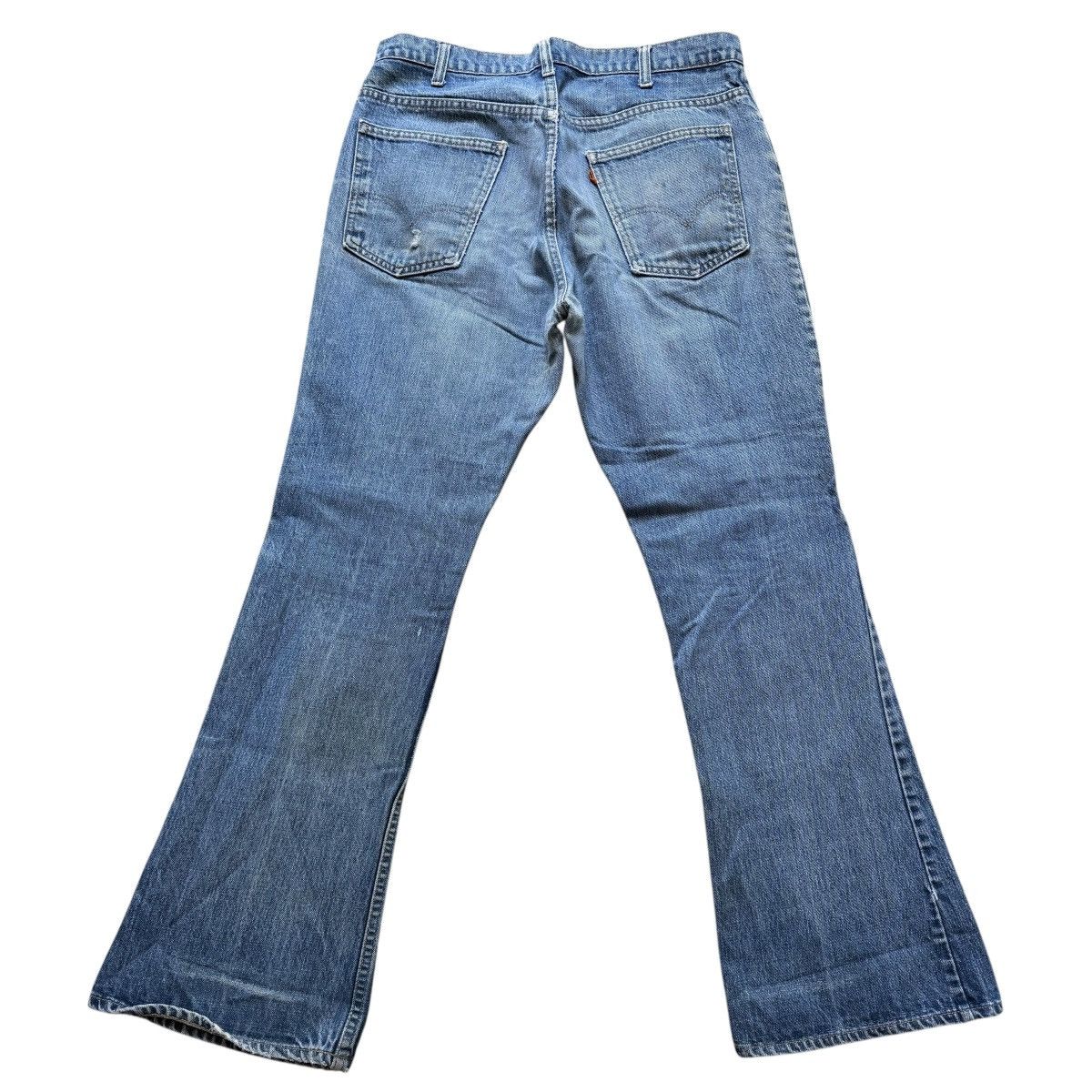 Levi's vintage 60s 70s Levis Orange Tab flared distressed jeans Size US 34 / EU 50 - 2 Thumbnail