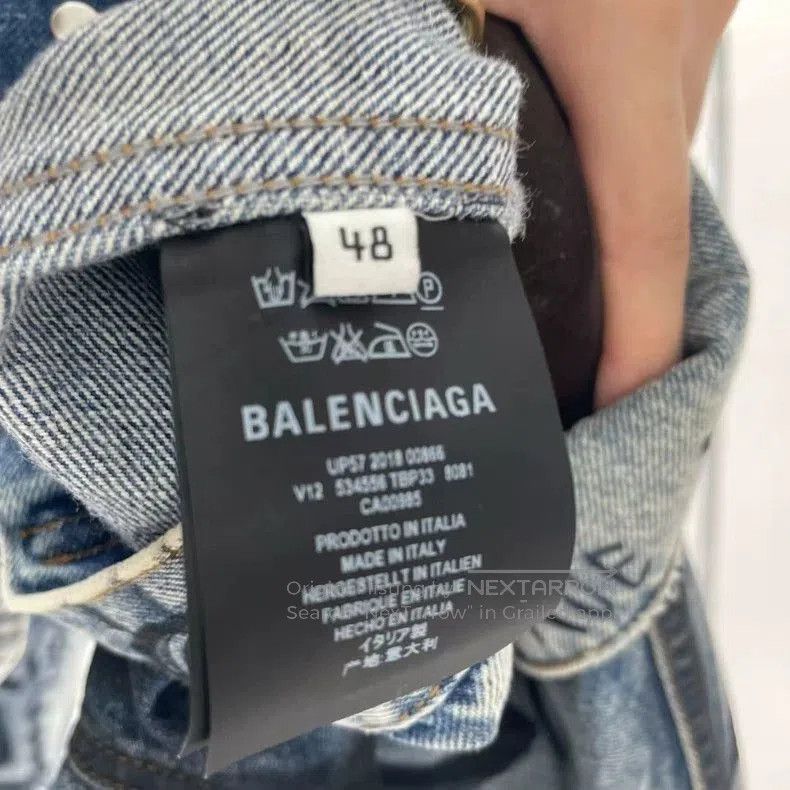 Balenciaga Balenciaga Distressed Graffiti Letter Jacket. Size US M / EU 48-50 / 2 - 5 Thumbnail
