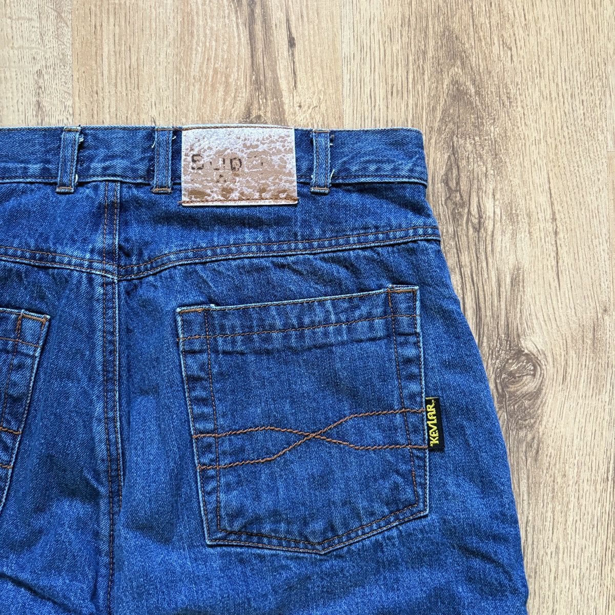 Other Sliders Blue Double Knee jeans with kevlar lining for bikers Size US 34 / EU 50 - 5 Thumbnail