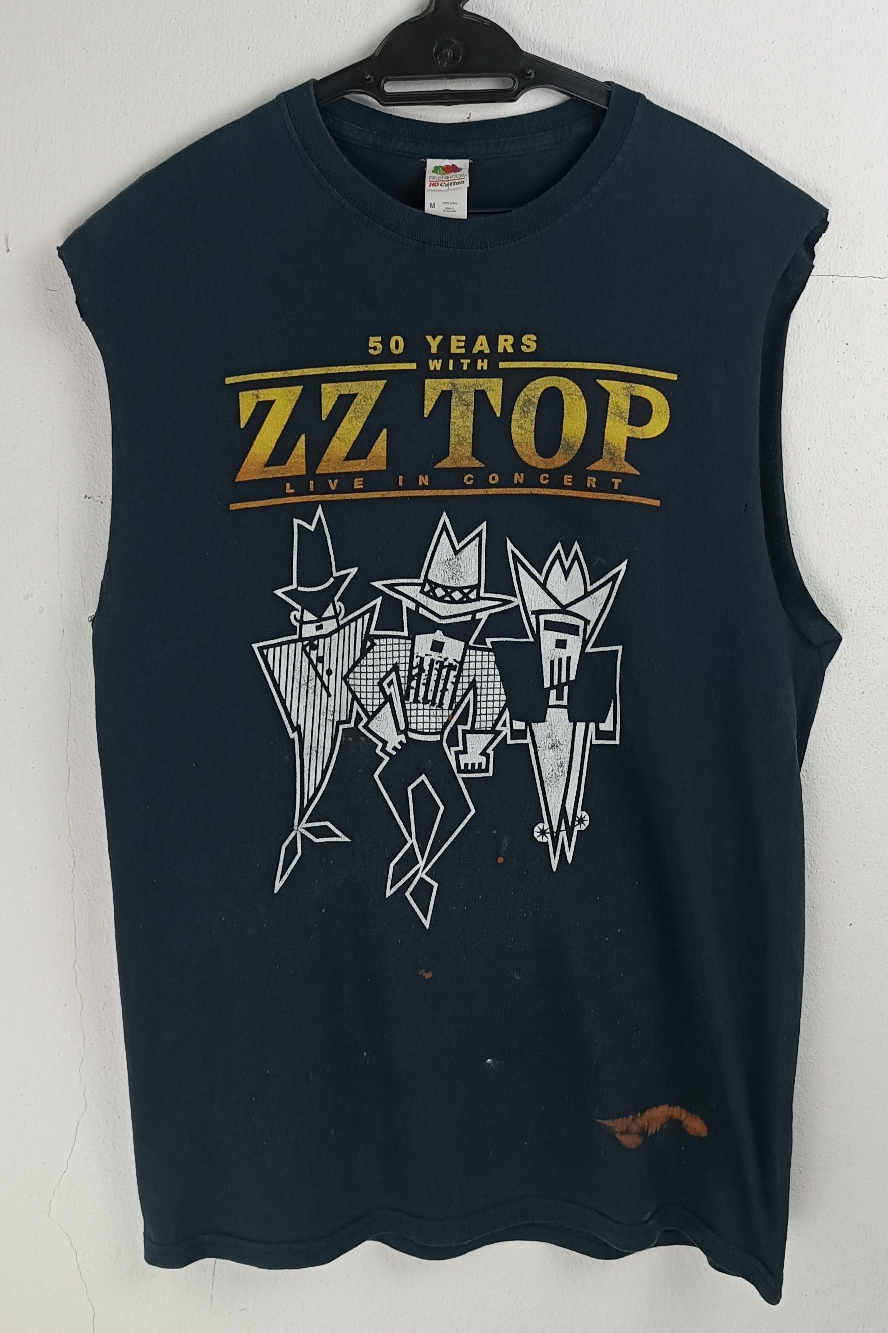 Vintage VINTAGE ZZTOP 50 YEARS ANNIVERSARY 2019 SLEEVELES TANK TOP Size US M / EU 48-50 / 2 - 4 Thumbnail