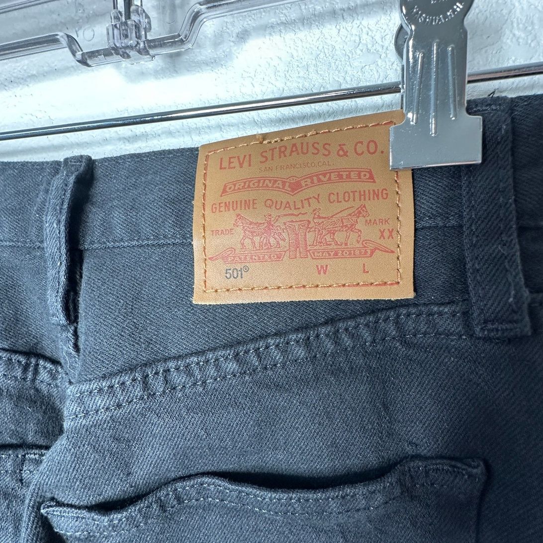 Levi's Levis 501 Original Fit Button Fly Straight Leg Jeans 23 x 28 Size 23" - 7 Thumbnail