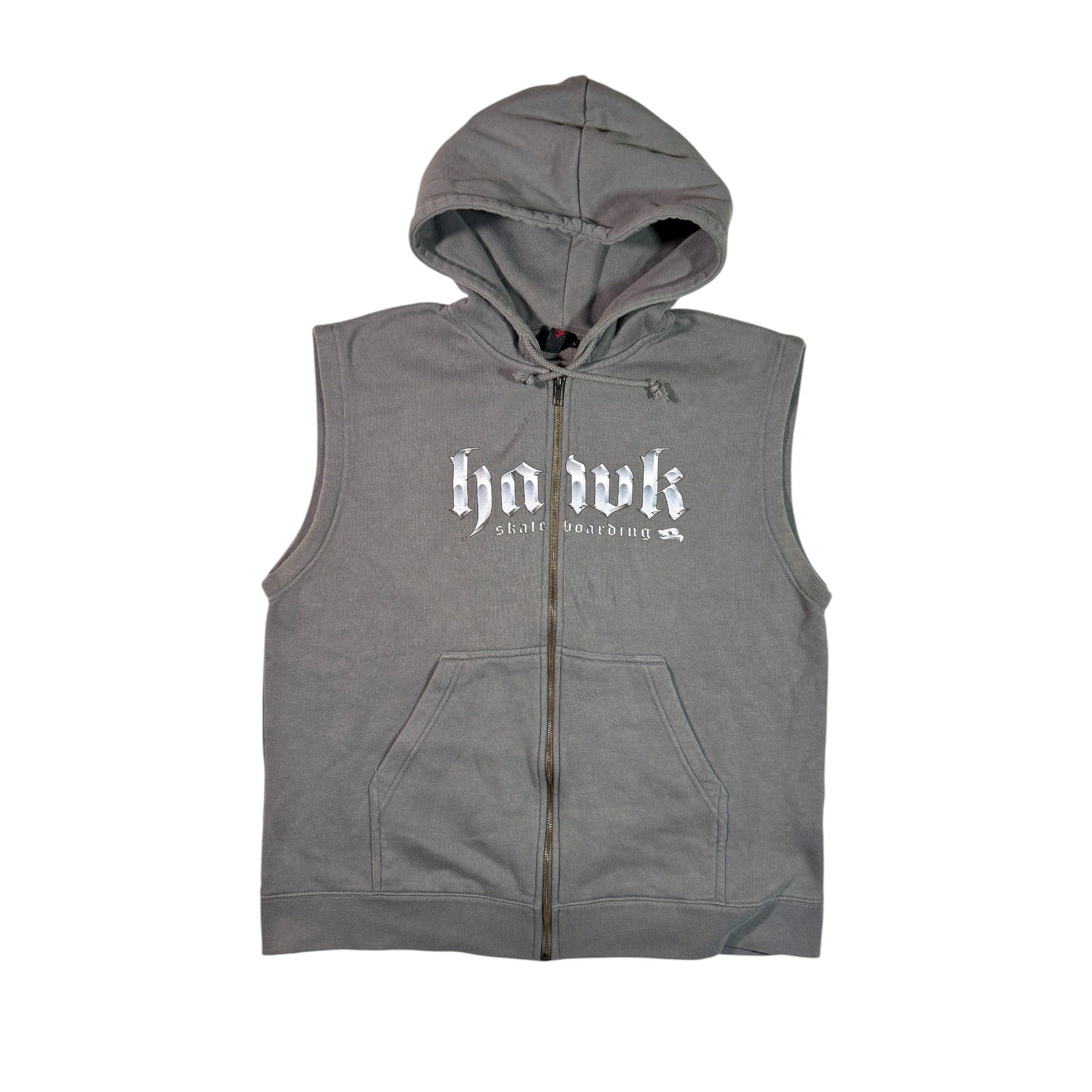 Tony Hawk Vintage Hawk Skateboarding Sleeveless Zip Hoodie Size US M / EU 48-50 / 2 - 1 Thumbnail