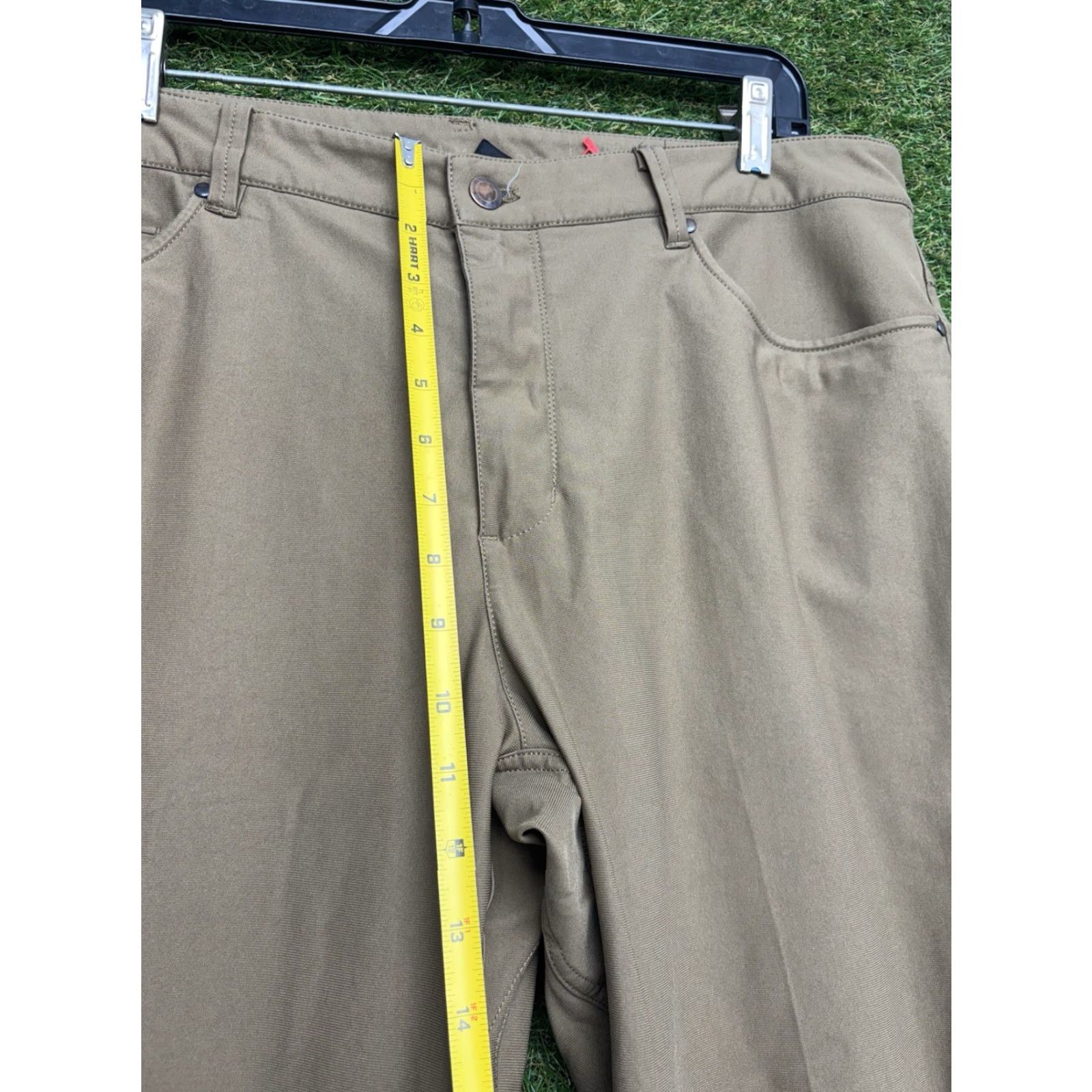 Vintage 7 Diamonds Slim Fit Chino Pants Mens 36 28 Brown Casual Preppy Size US 36 / EU 52 - 3 Thumbnail