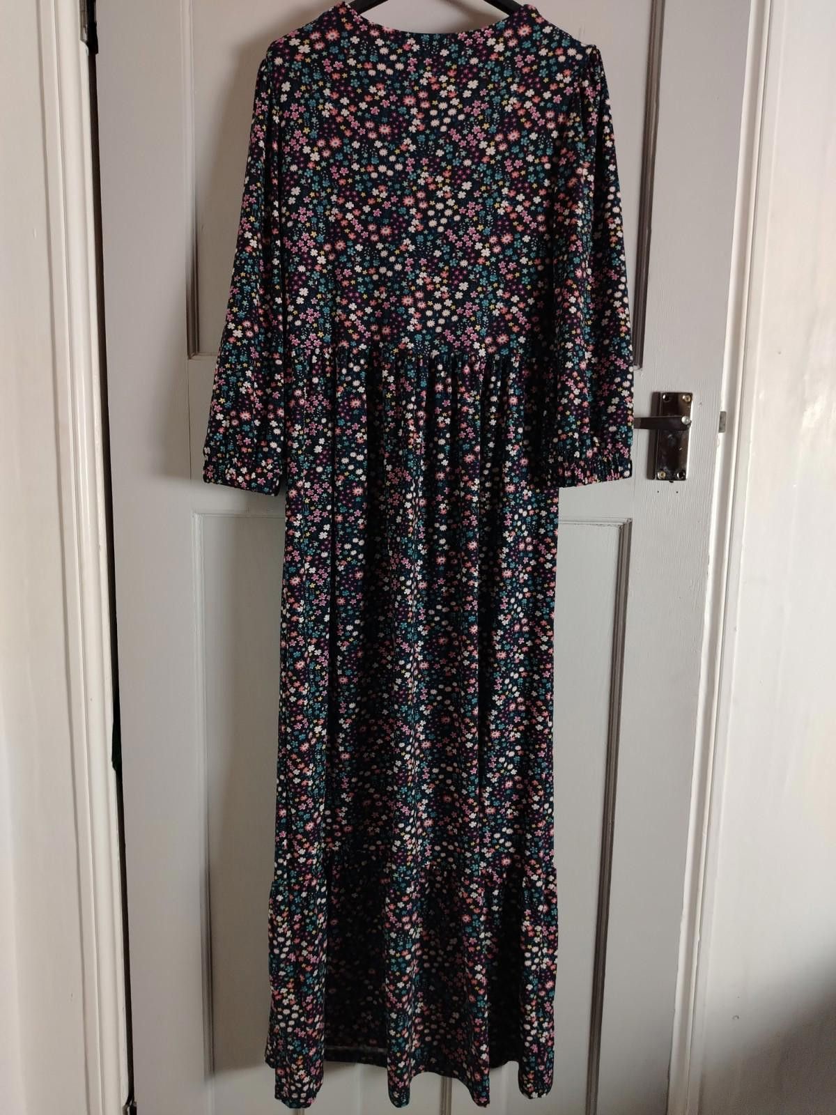 Other Blue Vanilla Floral Maxi Dress UK 8 XS Size S / US 4 / IT 40 - 3 Thumbnail