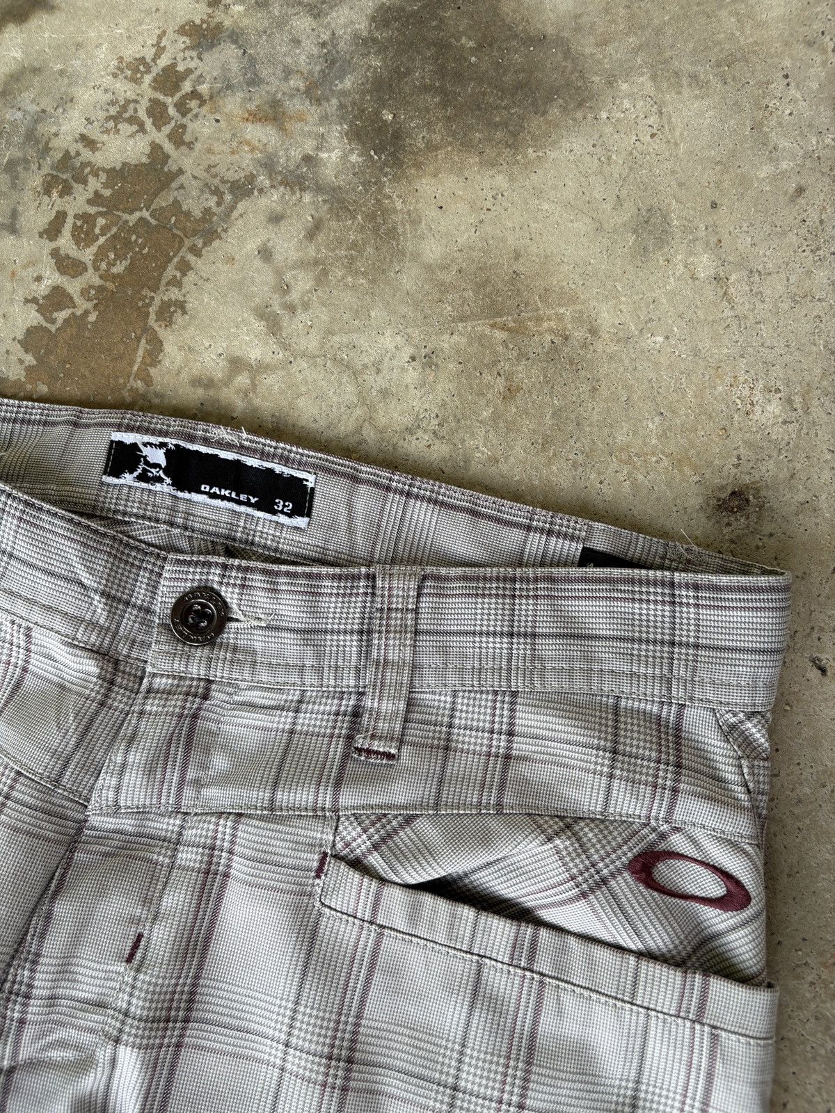 Oakley Oakley Vintage Y2K Cargo Golf Pant Plaid Checked waist 32 Size US 32 / EU 48 - 6 Thumbnail