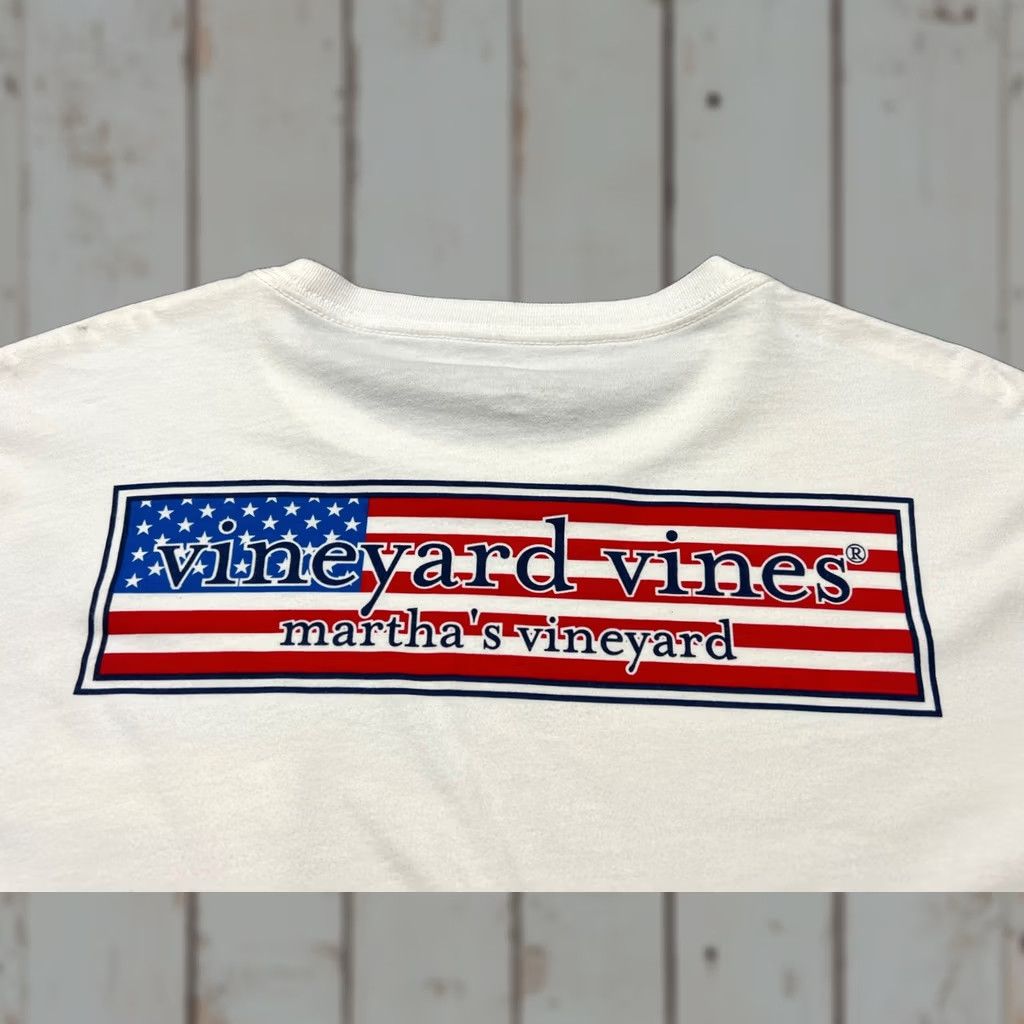 Vineyard Vines Vineyard Vines Long-Sleeve Box Pocket T-Shirt M Men White - M Womens? No, Men. Size US M / EU 48-50 / 2 - 1 Thumbnail