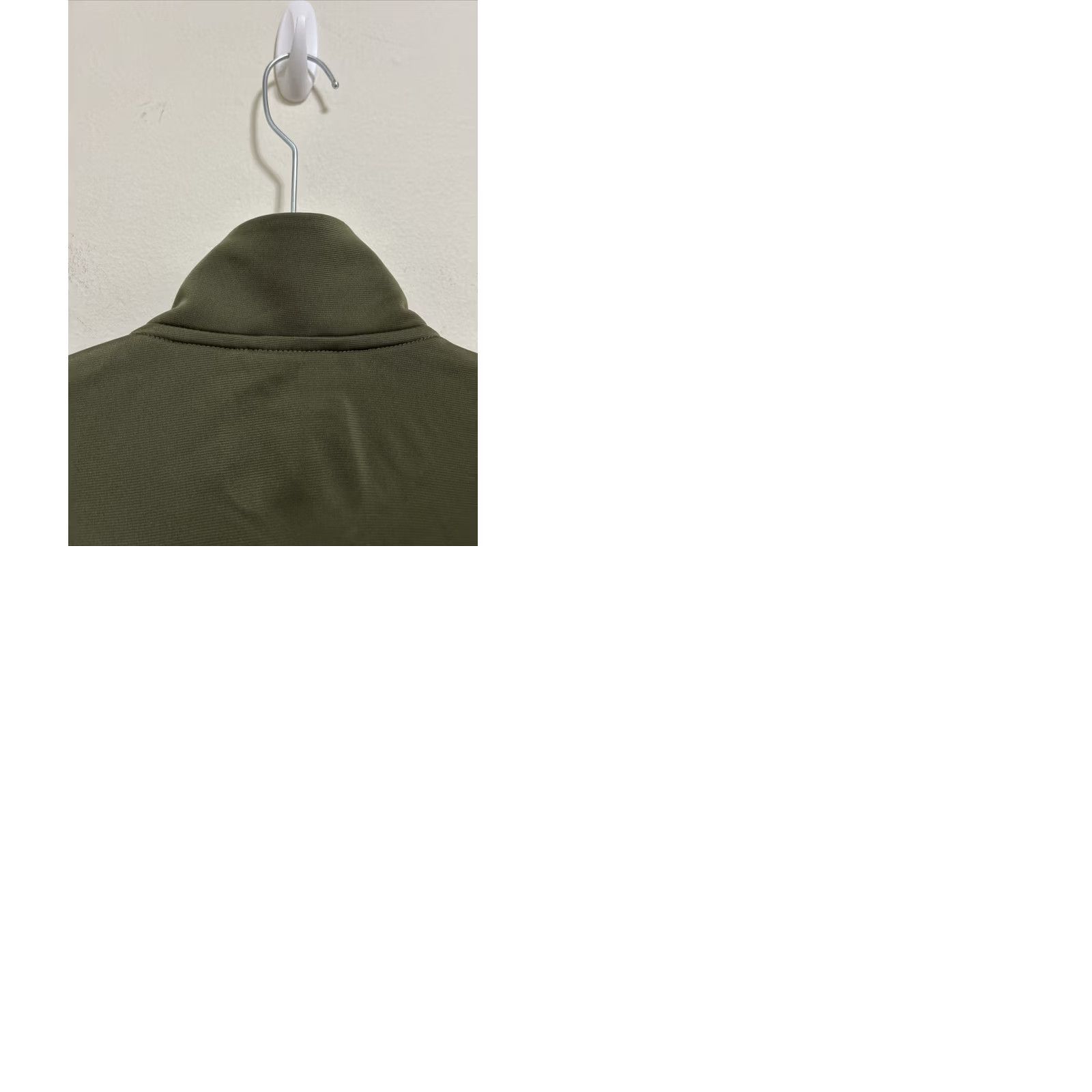 Adidas Adidas Tricot Track Jacket Womens M Olive Green White Full Zip Pockets Casual Travel Slim Fit 80s 90s Retro Sportwear Size M / US 6-8 / IT 42-44 - 9 Thumbnail