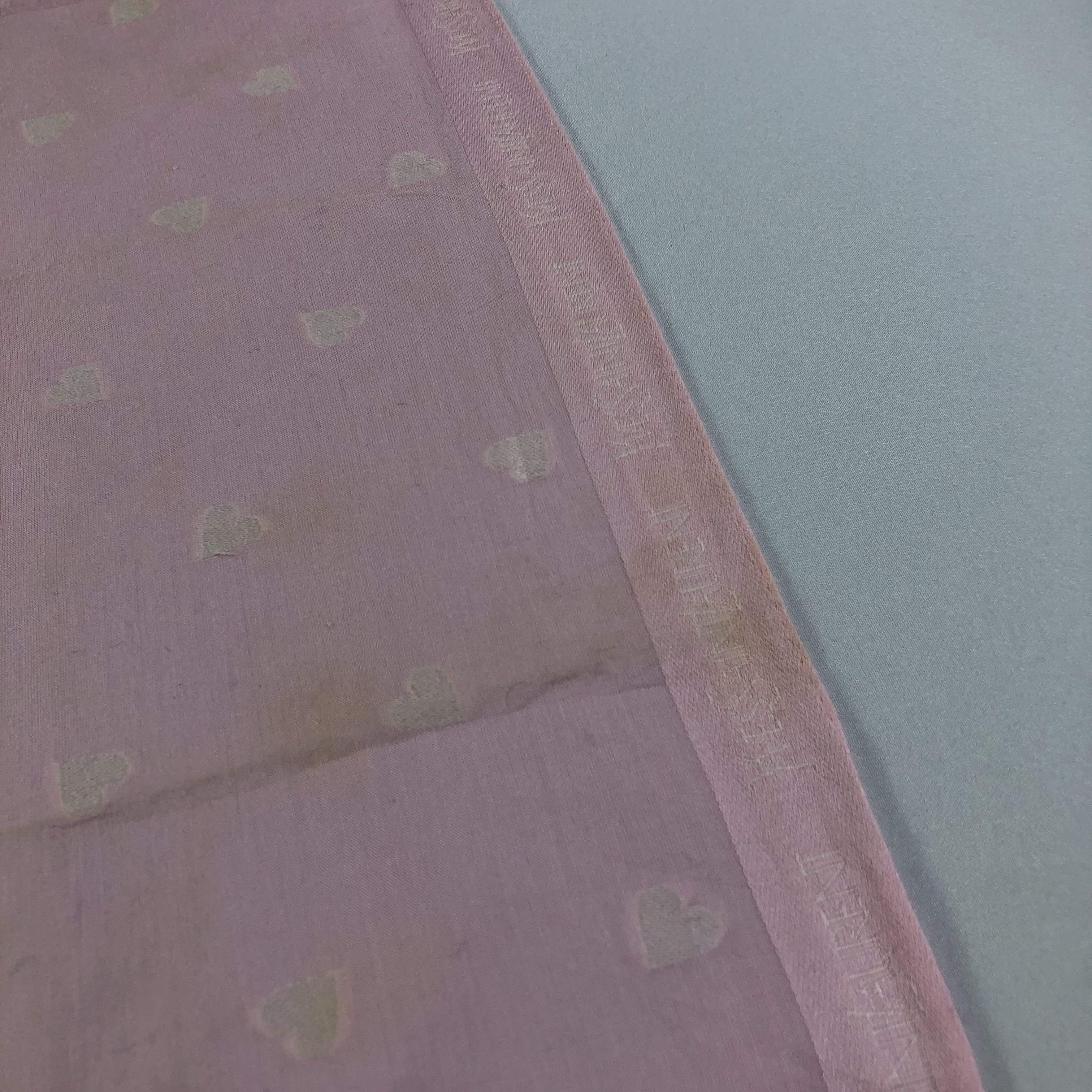 Yves Saint Laurent YSL Pink Loves Handkerchief Neckerchief Bandana H1740 Size ONE SIZE - 6 Thumbnail