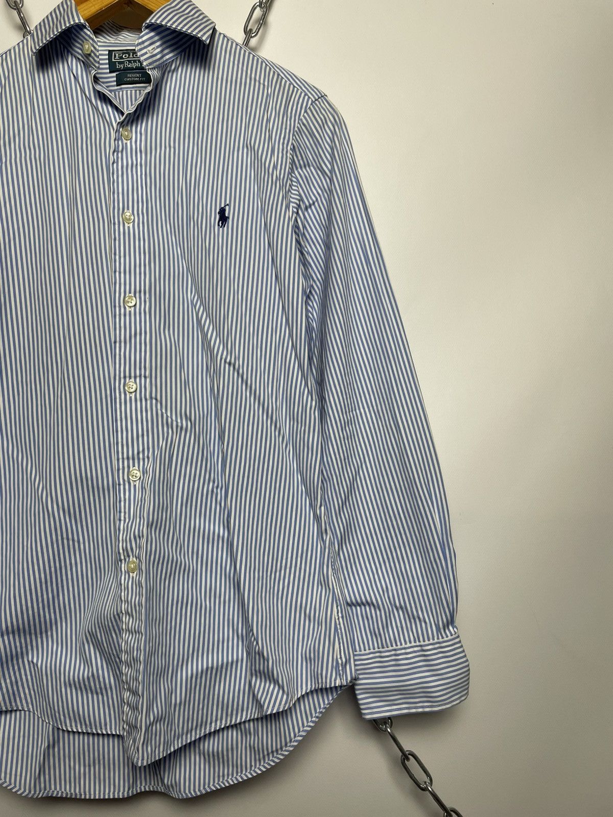 Polo Ralph Lauren Polo Ralph Lauren Blue Shirt Classic Botton Ups Size US M / EU 48-50 / 2 - 3 Thumbnail