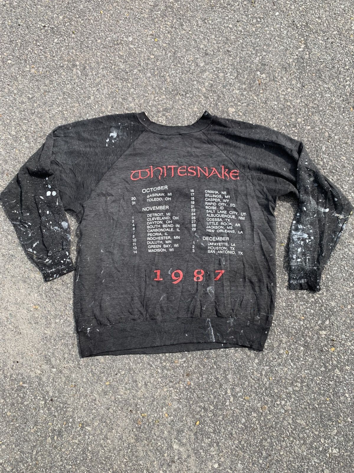 Band Tees Vintage ‘87 whitesnake sweatshirt Size US L / EU 52-54 / 3 - 7 Thumbnail