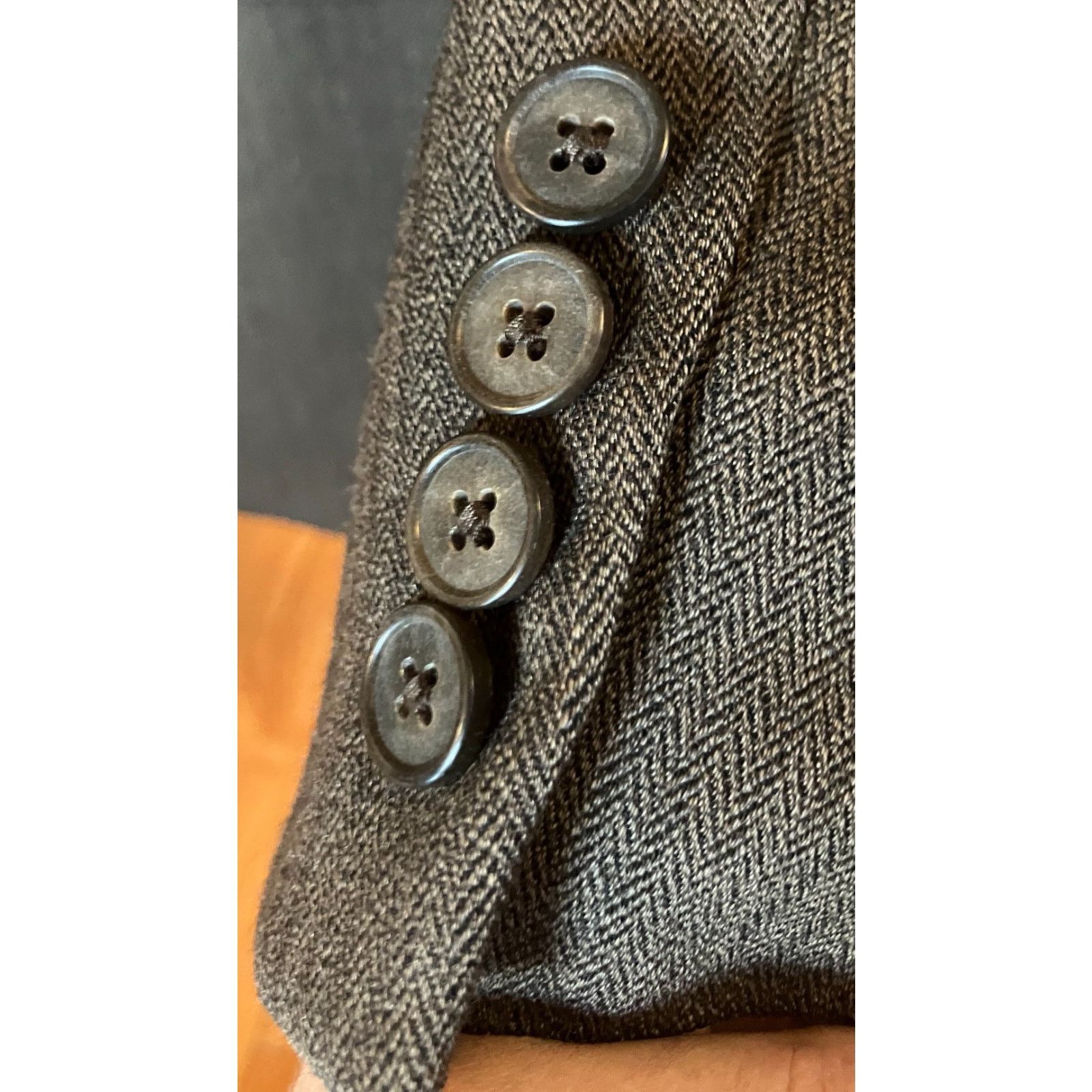 Joseph Abboud Vtg Joseph Abboud Suit 41L 100% Wool Charcoal - Nordstrom Size 40L - 10 Thumbnail