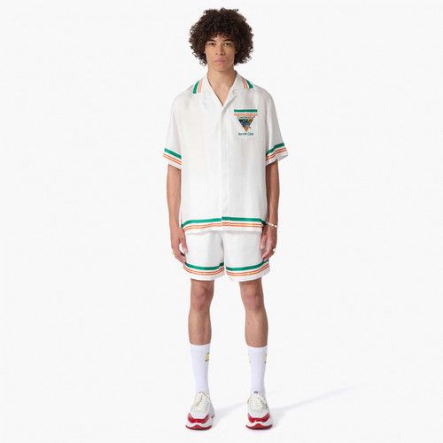 Casablanca o1mle0326 Knitted Collar Short Sleeve Shirt Tennis Club Size US XS / EU 42 / 0 - 2 Thumbnail