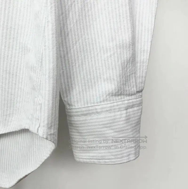 Thom Browne Thom Browne Striped White Long Sleeve Shirt . Size US M / EU 48-50 / 2 - 3 Thumbnail