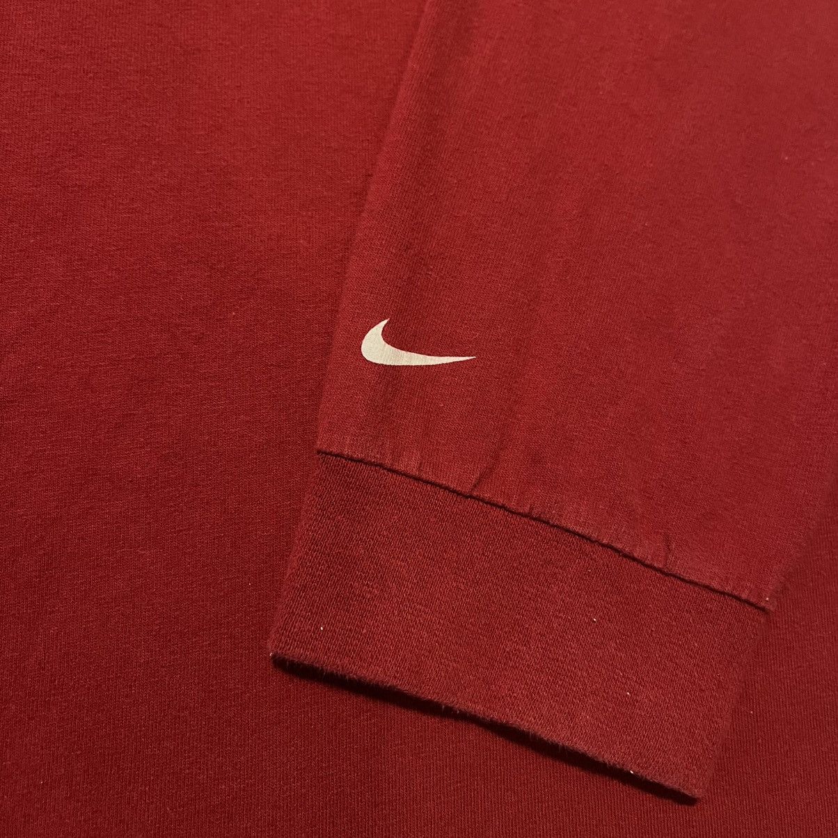 Nike Vintage 2000s Nike Alabama University Swoosh Longsleeve Tee Size US L / EU 52-54 / 3 - 3 Thumbnail