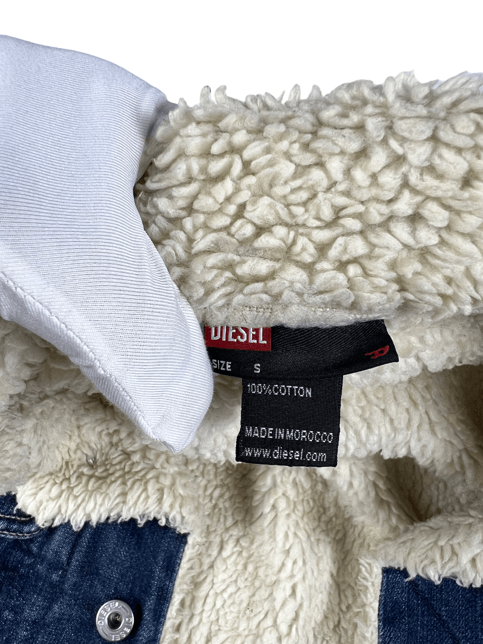 Diesel Disiel Denim Sherpa Jacket S Size US S / EU 44-46 / 1 - 4 Thumbnail