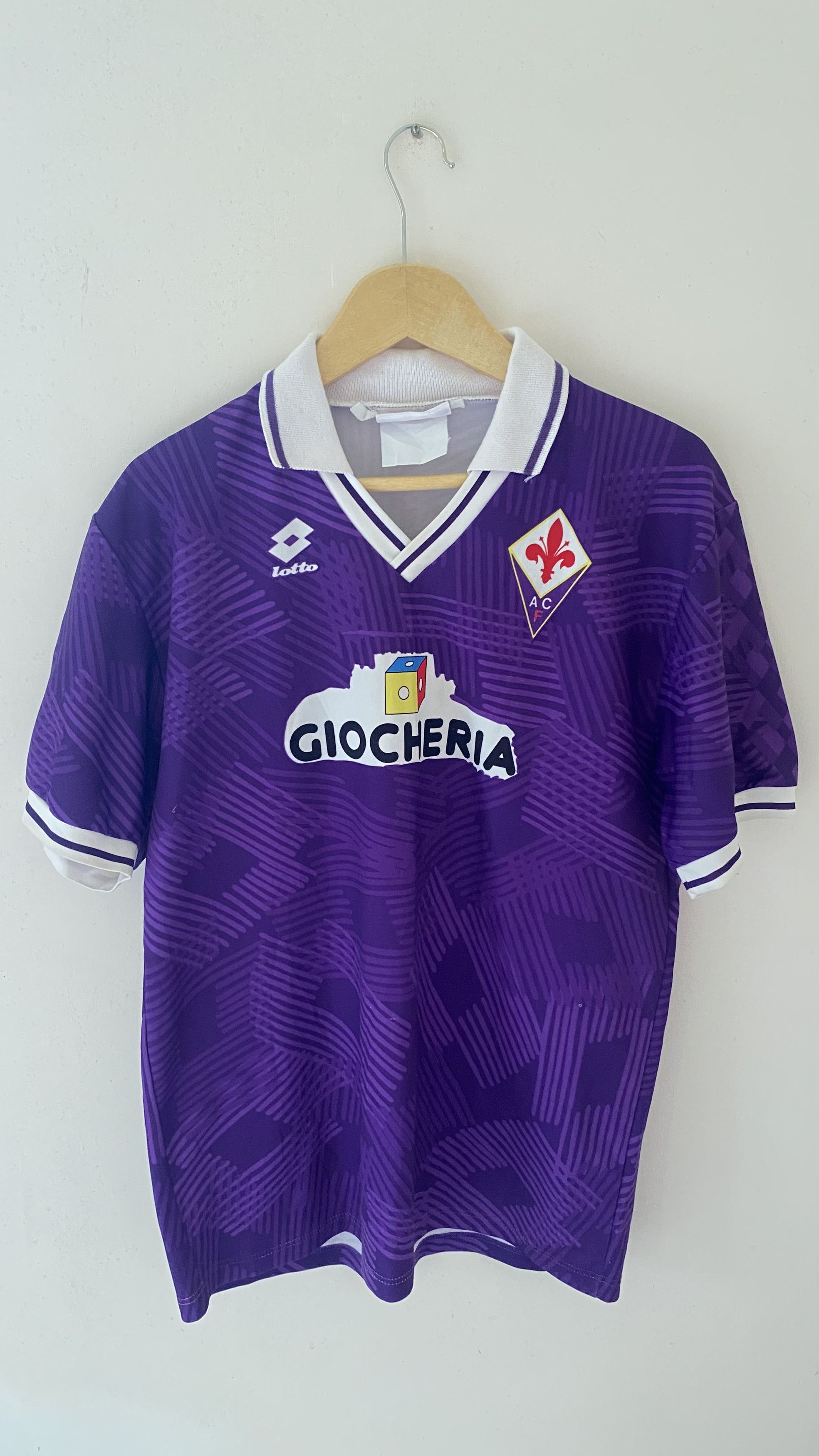 Lotto Sport Fiorentina Home 1991/1992 Original Size US L / EU 52-54 / 3 - 1 Thumbnail