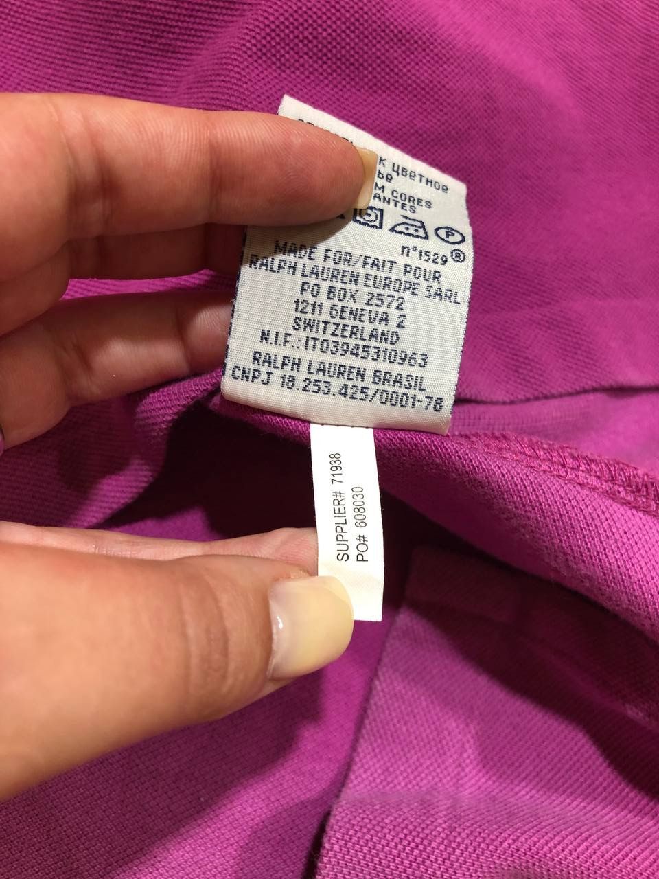 Polo Ralph Lauren Vintage Purple Polo Ralph Lauren Polo Embroidered Logo M Size US M / EU 48-50 / 2 - 6 Thumbnail