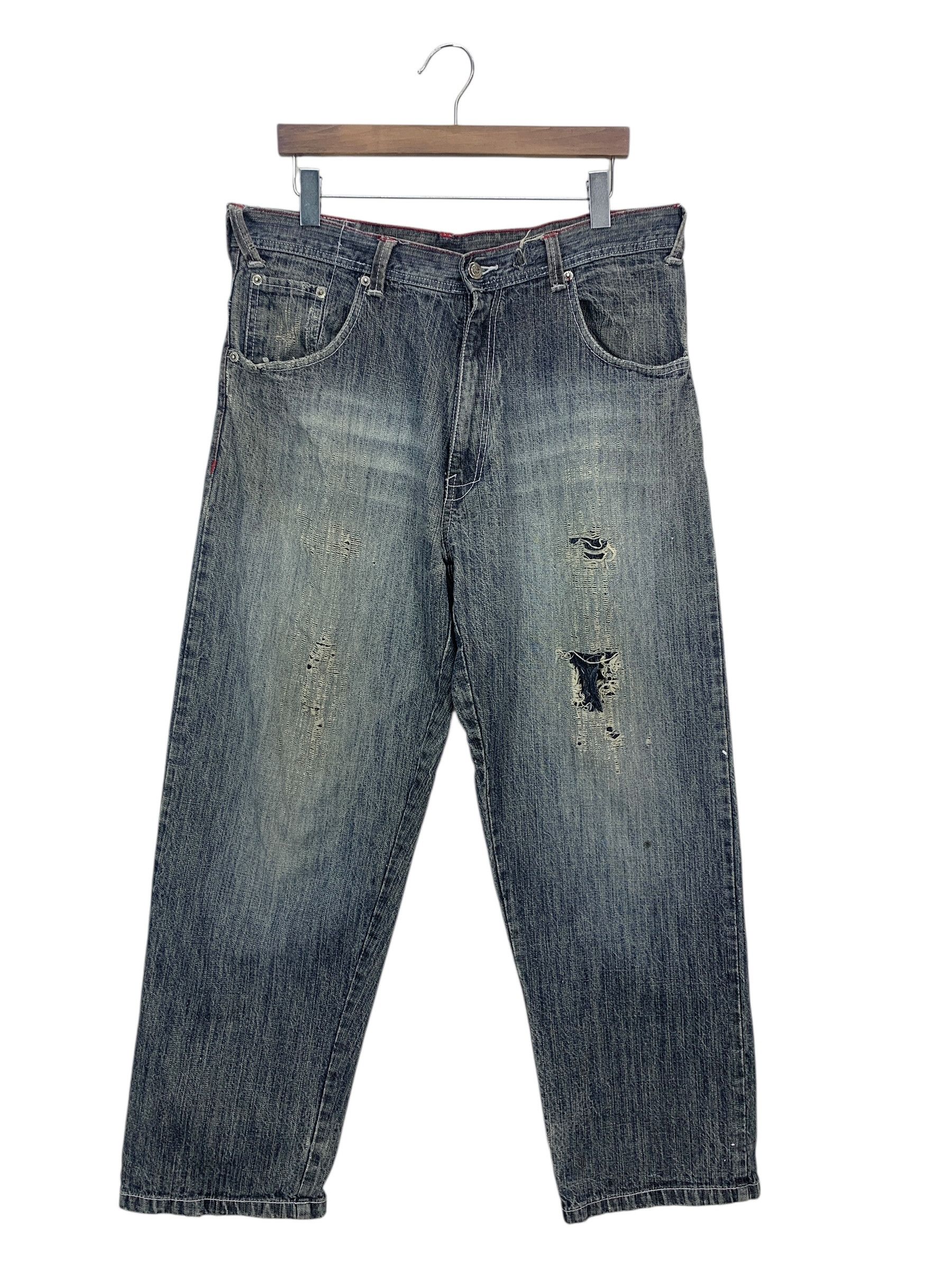 Japanese Brand Joker Baggy Baggy Hip Hop Jeans Size US 36 / EU 52 - 2 Thumbnail